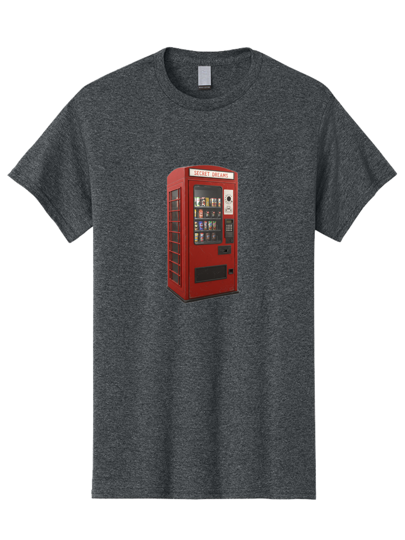Secret-Dreams-Vending-Machine Men'S Graphic Tee, 100% Cotton, Comfortable Casual Summer Wear, Machine Washable, Vintage Camera, Old Camera, Antique Camera, Black Camera, Classic Photography, Photography Equipment, Nostalgic Device, Ban440 10