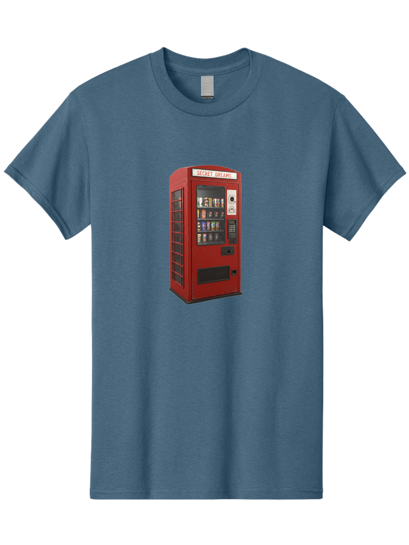 Secret-Dreams-Vending-Machine Men'S Graphic Tee, 100% Cotton, Comfortable Casual Summer Wear, Machine Washable, Vintage Camera, Old Camera, Antique Camera, Black Camera, Classic Photography, Photography Equipment, Nostalgic Device, Ban440 8