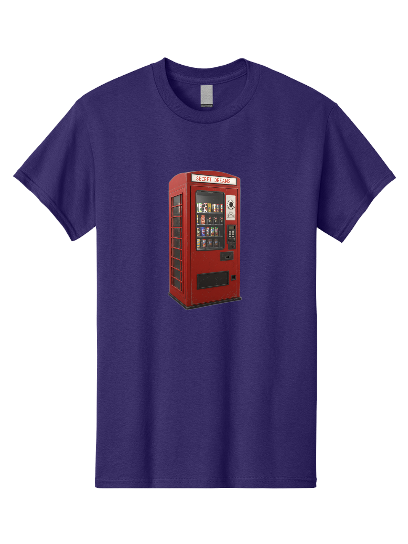 Secret-Dreams-Vending-Machine Men'S Graphic Tee, 100% Cotton, Comfortable Casual Summer Wear, Machine Washable, Vintage Camera, Old Camera, Antique Camera, Black Camera, Classic Photography, Photography Equipment, Nostalgic Device, Ban440 6