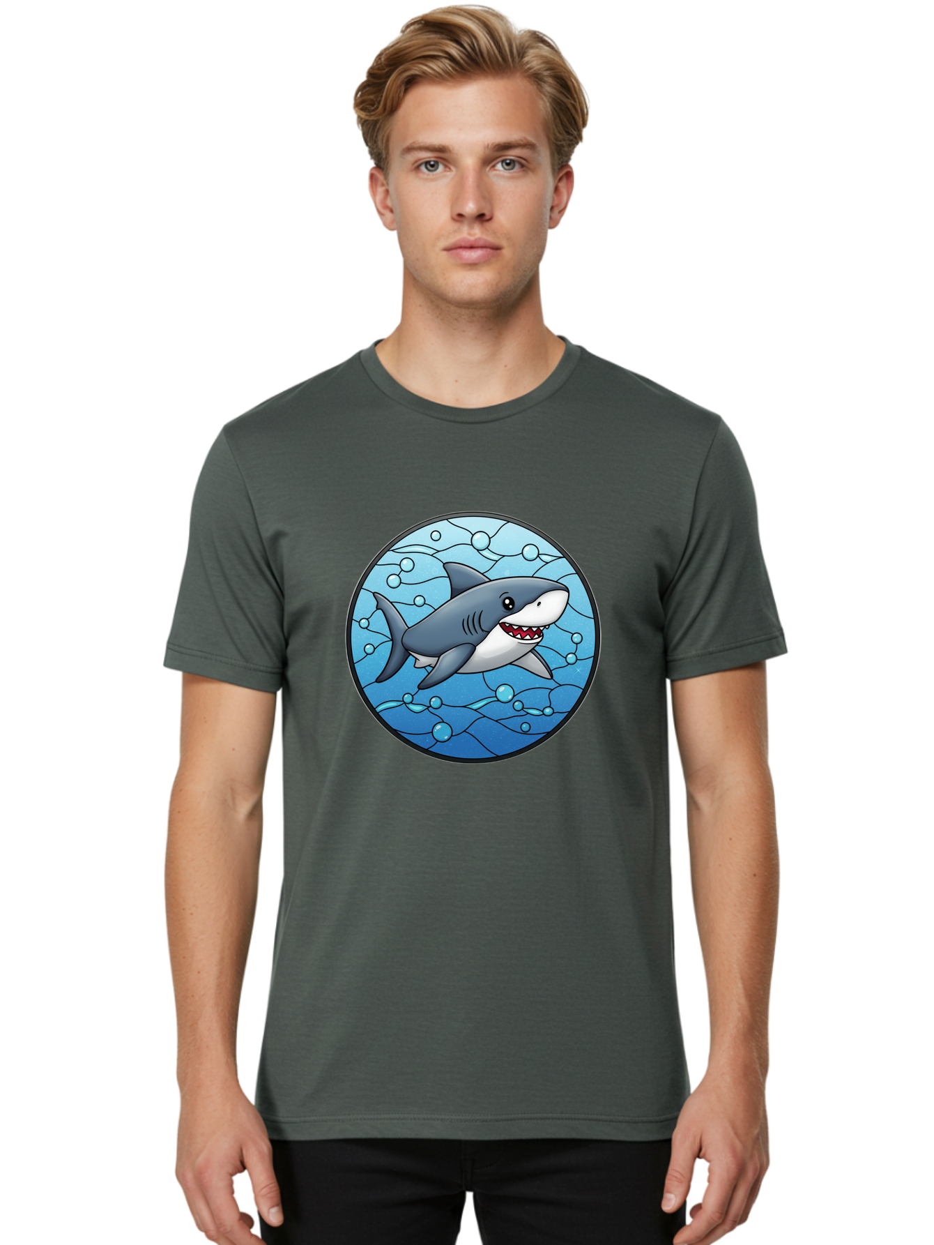 Shark-2 Men'S Graphic Tee, 100% Cotton, Comfortable Casual Summer Wear, Machine Washable, Vintage Camera, Old Camera, Antique Camera, Black Camera, Classic Photography, Photography Equipment, Nostalgic Device, Film Camera, Camera Art Ban443 24