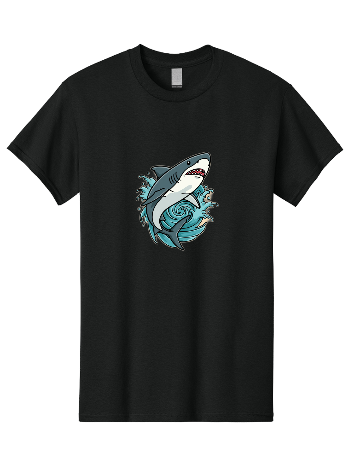 Shark-Attack Men'S Graphic Tee, 100% Cotton, Comfortable Casual Summer Wear, Machine Washable, Vintage Camera, Old Camera, Antique Camera, Black Camera, Classic Photography, Photography Equipment, Nostalgic Device, Film Camera, Camera Art Ban446 3