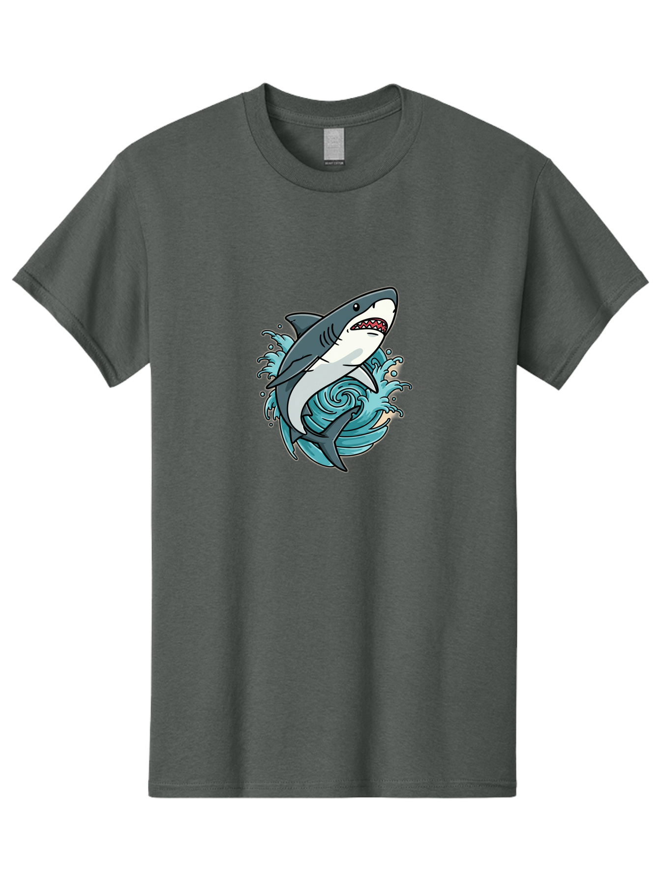 Shark-Attack Men'S Graphic Tee, 100% Cotton, Comfortable Casual Summer Wear, Machine Washable, Vintage Camera, Old Camera, Antique Camera, Black Camera, Classic Photography, Photography Equipment, Nostalgic Device, Film Camera, Camera Art Ban446 13