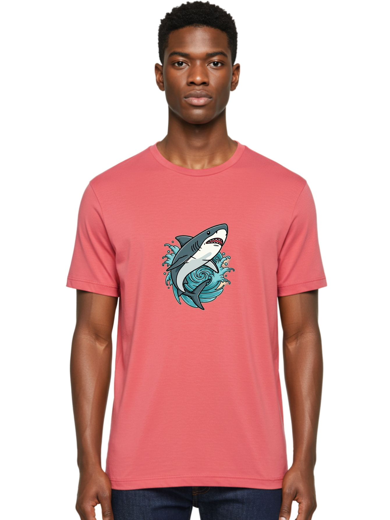 Shark-Attack Men'S Graphic Tee, 100% Cotton, Comfortable Casual Summer Wear, Machine Washable, Vintage Camera, Old Camera, Antique Camera, Black Camera, Classic Photography, Photography Equipment, Nostalgic Device, Film Camera, Camera Art Ban446 21