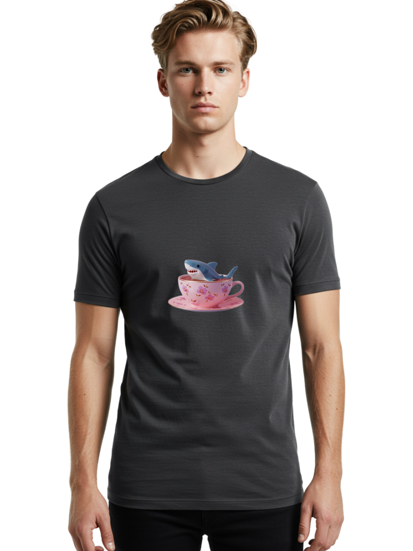 Shark-Tea-Cup Men'S Graphic Tee, 100% Cotton, Comfortable Casual Summer Wear, Machine Washable, Vintage Camera, Old Camera, Antique Camera, Black Camera, Classic Photography, Photography Equipment, Nostalgic Device, Film Camera, Camera Art Ban449 20