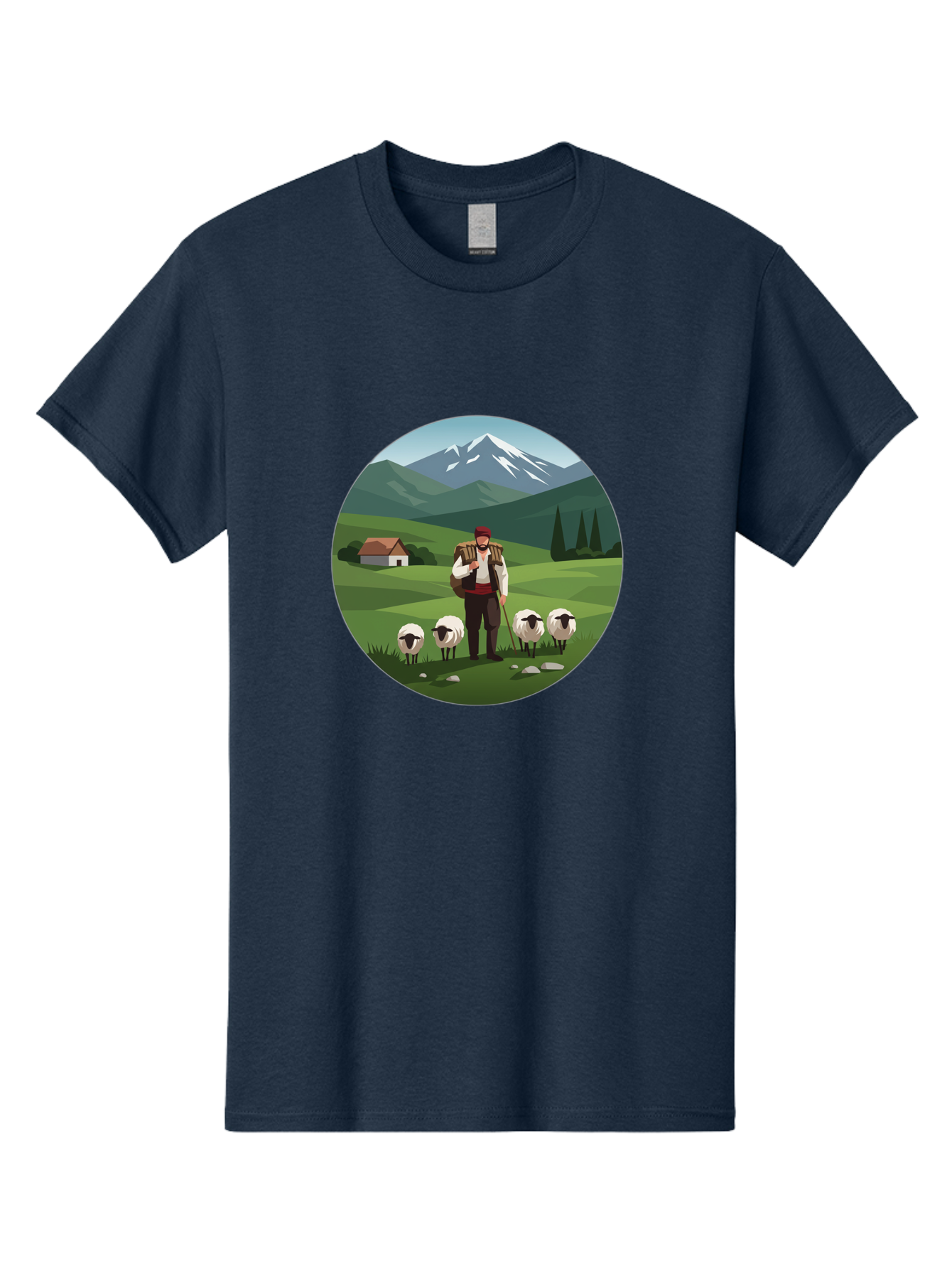 Shepherd Men'S Graphic Tee, 100% Cotton, Comfortable Casual Summer Wear, Machine Washable, Vintage Camera, Old Camera, Antique Camera, Black Camera, Classic Photography, Photography Equipment, Nostalgic Device, Film Camera, Camera Art Ban453 7