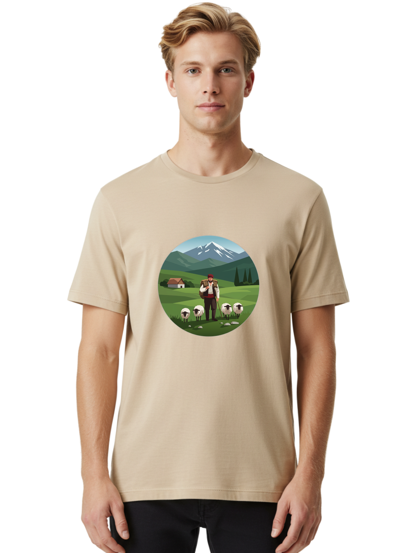 Shepherd Men'S Graphic Tee, 100% Cotton, Comfortable Casual Summer Wear, Machine Washable, Vintage Camera, Old Camera, Antique Camera, Black Camera, Classic Photography, Photography Equipment, Nostalgic Device, Film Camera, Camera Art Ban453 20