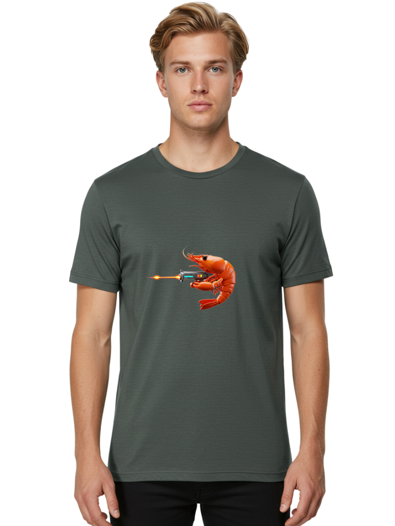 Shrimp-With-Flamethrower Men'S Graphic Tee, 100% Cotton, Comfortable Casual Summer Wear, Machine Washable, Vintage Camera, Old Camera, Antique Camera, Black Camera, Classic Photography, Photography Equipment, Nostalgic Device, Film Camera, Ban459 26