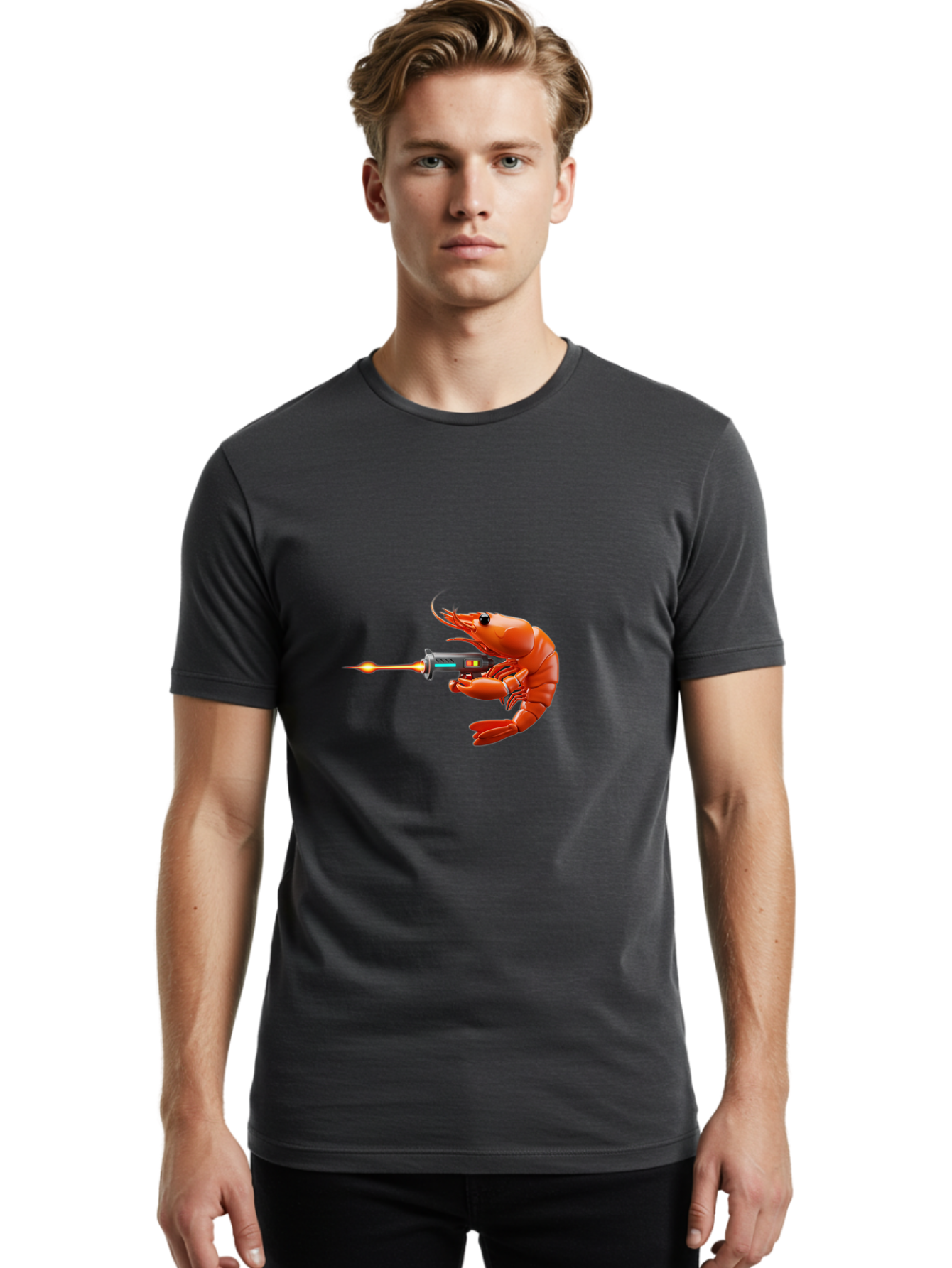 Shrimp-With-Flamethrower Men'S Graphic Tee, 100% Cotton, Comfortable Casual Summer Wear, Machine Washable, Vintage Camera, Old Camera, Antique Camera, Black Camera, Classic Photography, Photography Equipment, Nostalgic Device, Film Camera, Ban459 21