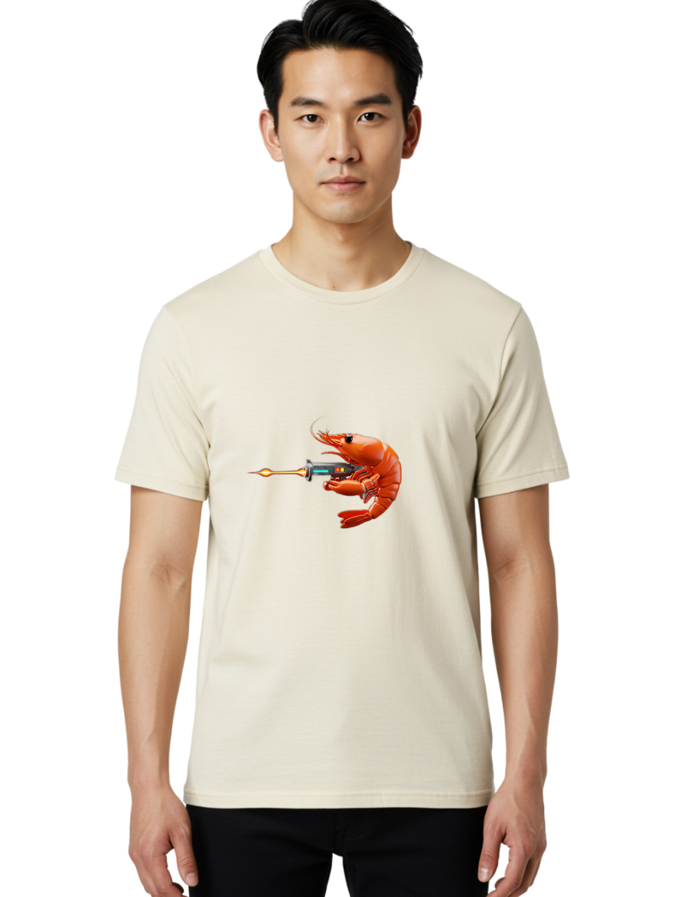 Shrimp-With-Flamethrower Men'S Graphic Tee, 100% Cotton, Comfortable Casual Summer Wear, Machine Washable, Vintage Camera, Old Camera, Antique Camera, Black Camera, Classic Photography, Photography Equipment, Nostalgic Device, Film Camera, Ban459 25