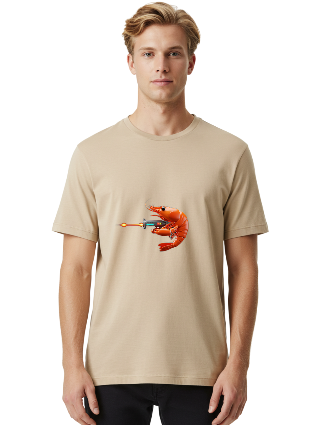 Shrimp-With-Flamethrower Men'S Graphic Tee, 100% Cotton, Comfortable Casual Summer Wear, Machine Washable, Vintage Camera, Old Camera, Antique Camera, Black Camera, Classic Photography, Photography Equipment, Nostalgic Device, Film Camera, Ban459 24