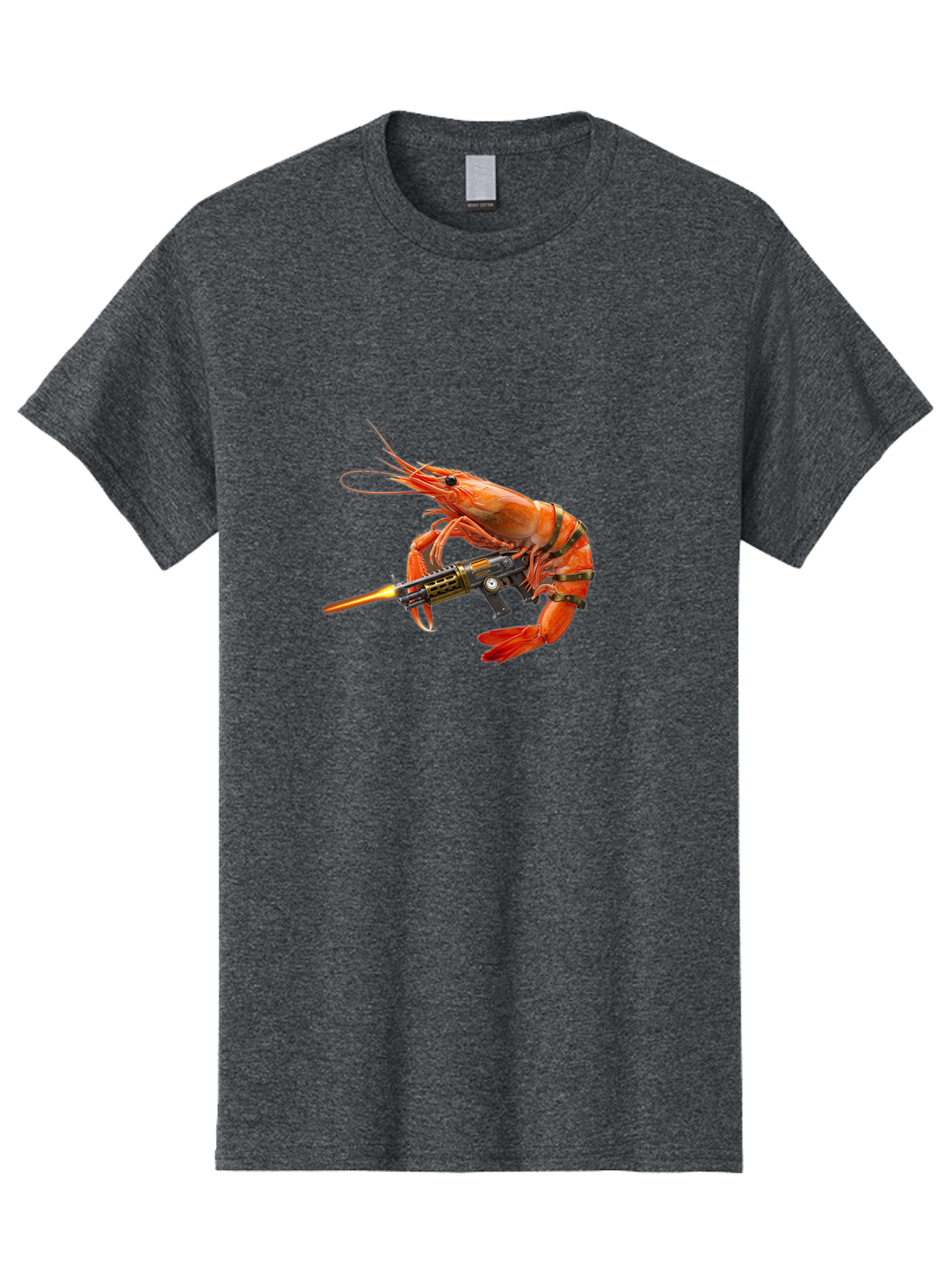 Shrimp-With-Gun Men'S Graphic Tee, 100% Cotton, Comfortable Casual Summer Wear, Machine Washable, Vintage Camera, Old Camera, Antique Camera, Black Camera, Classic Photography, Photography Equipment, Nostalgic Device, Film Camera, Camera Art Ban462 6