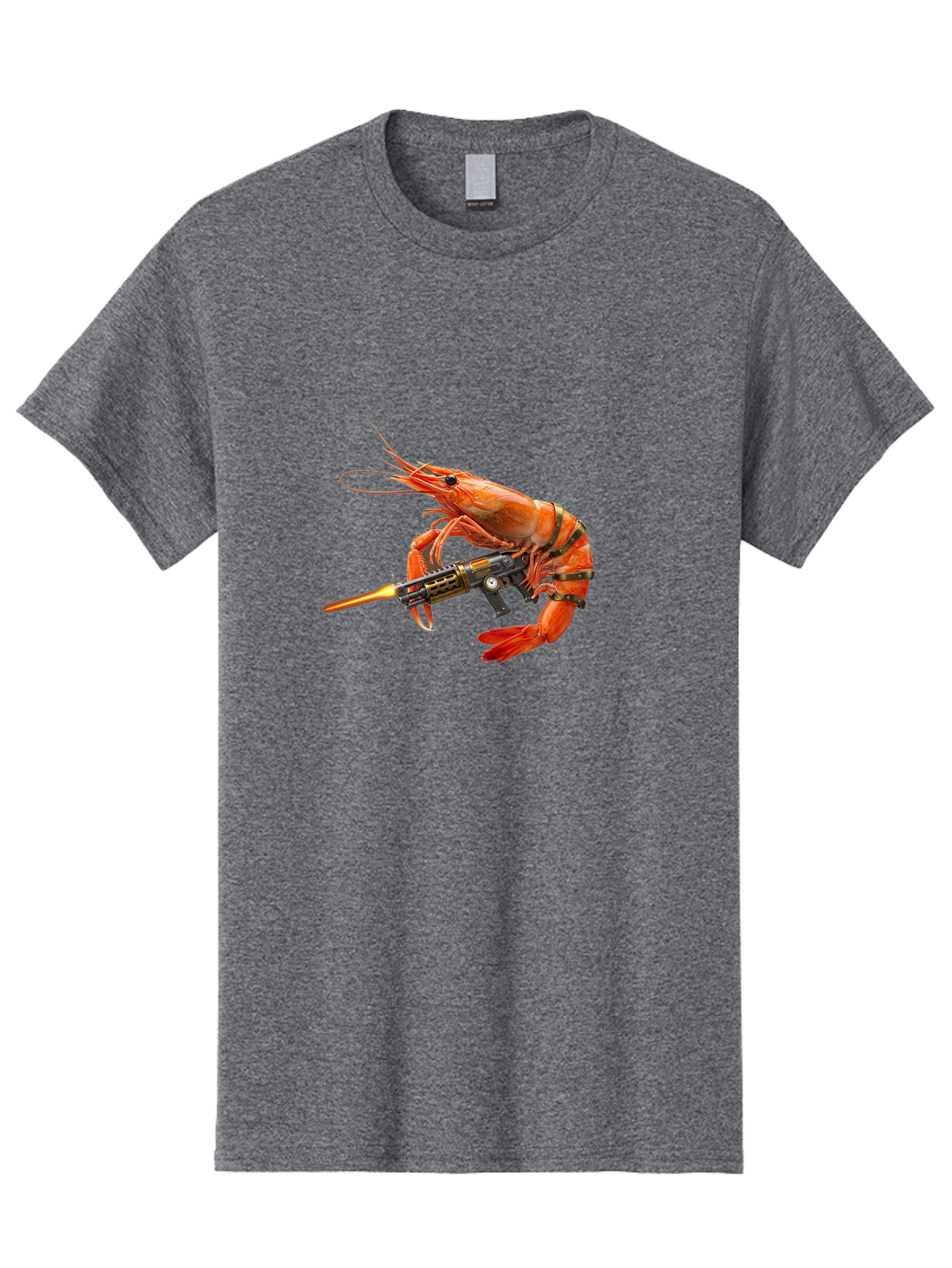 Shrimp-With-Gun Men'S Graphic Tee, 100% Cotton, Comfortable Casual Summer Wear, Machine Washable, Vintage Camera, Old Camera, Antique Camera, Black Camera, Classic Photography, Photography Equipment, Nostalgic Device, Film Camera, Camera Art Ban462 12