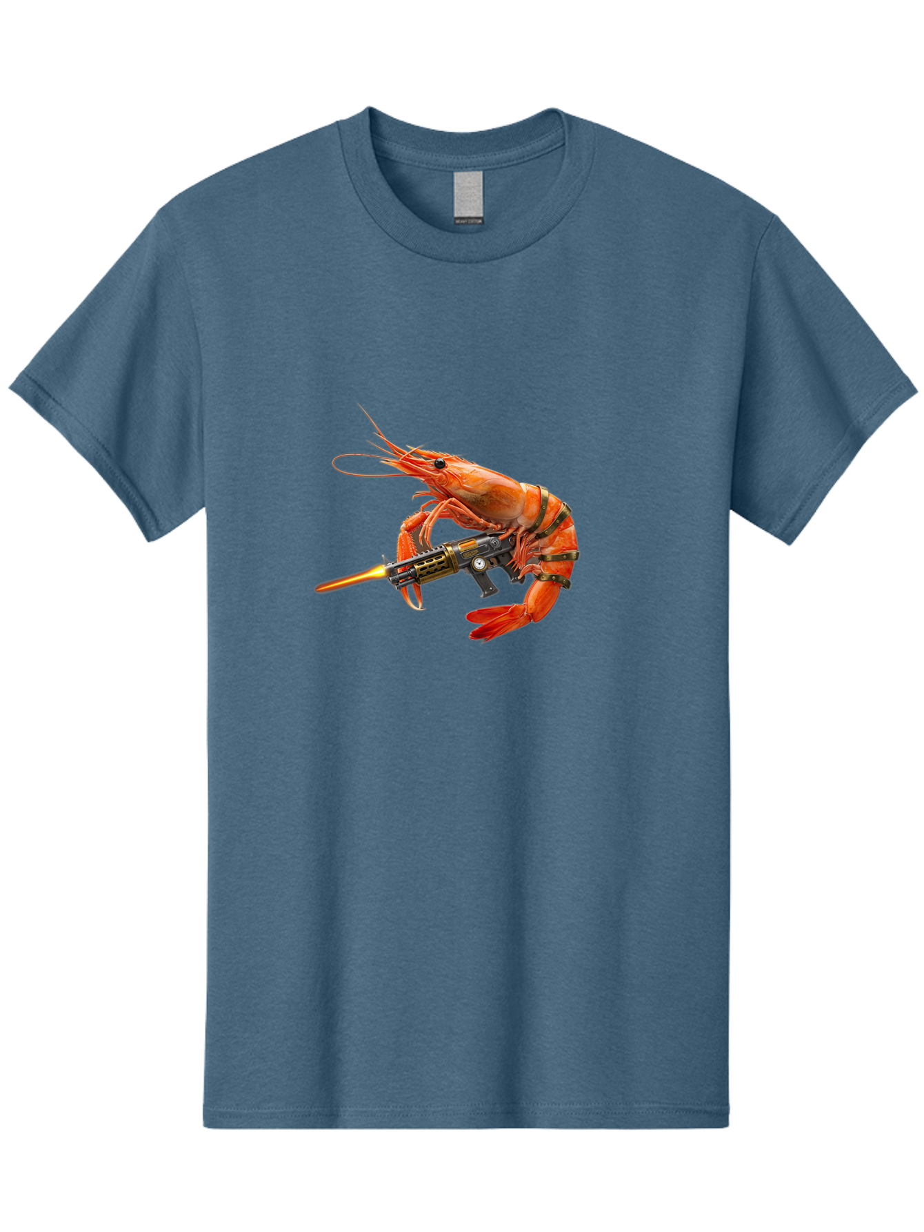 Shrimp-With-Gun Men'S Graphic Tee, 100% Cotton, Comfortable Casual Summer Wear, Machine Washable, Vintage Camera, Old Camera, Antique Camera, Black Camera, Classic Photography, Photography Equipment, Nostalgic Device, Film Camera, Camera Art Ban462 7