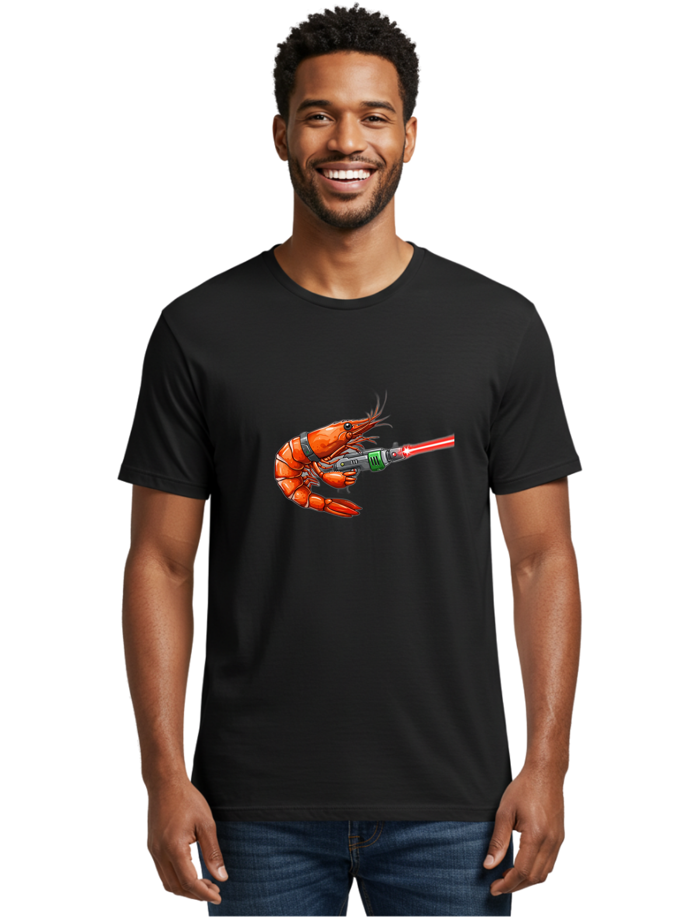 Shrimp-With-Laser-Gun Men'S Graphic Tee, 100% Cotton, Comfortable Casual Summer Wear, Machine Washable, Vintage Camera, Old Camera, Antique Camera, Black Camera, Classic Photography, Photography Equipment, Nostalgic Device, Film Camera, Ban463 19