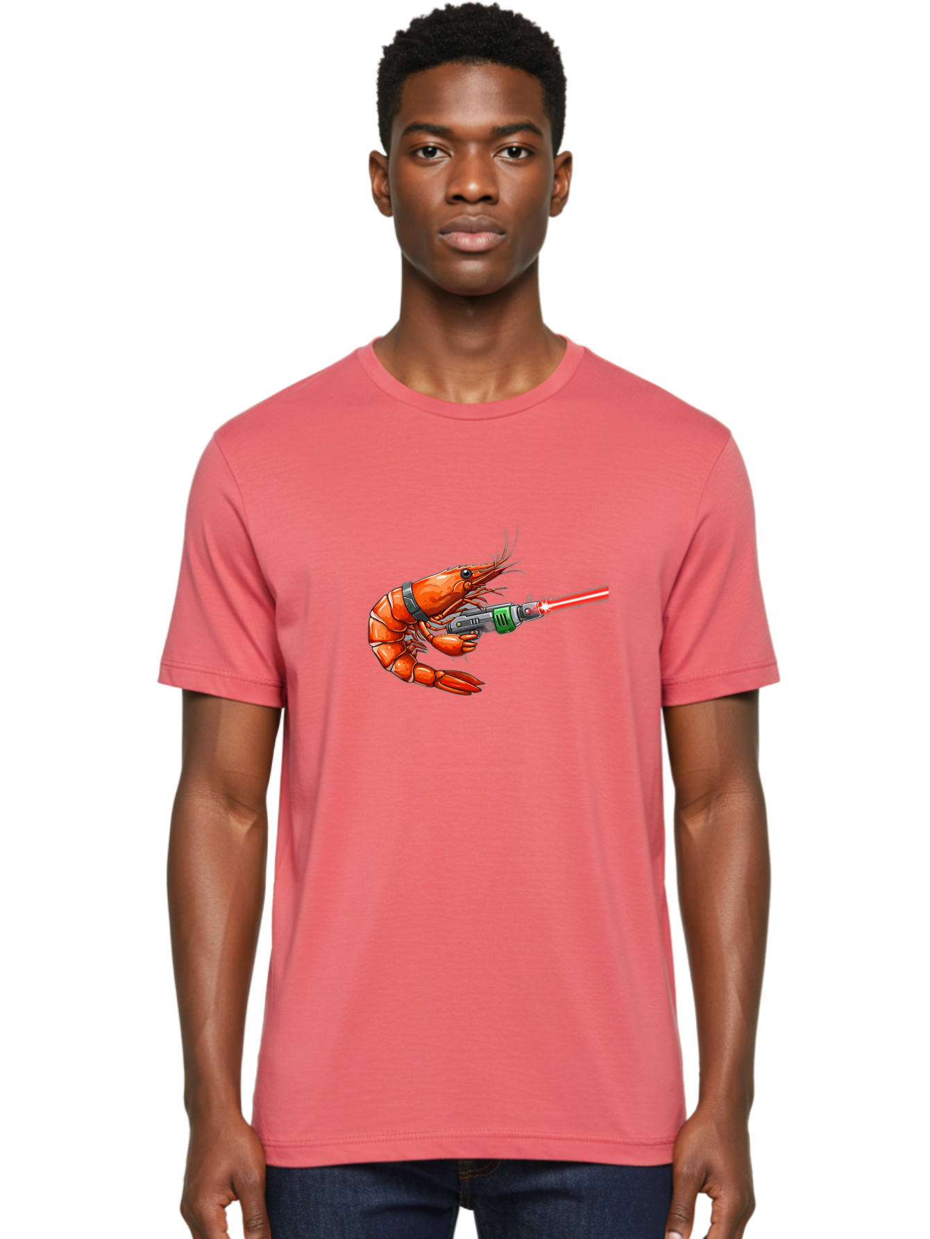 Shrimp-With-Laser-Gun Men'S Graphic Tee, 100% Cotton, Comfortable Casual Summer Wear, Machine Washable, Vintage Camera, Old Camera, Antique Camera, Black Camera, Classic Photography, Photography Equipment, Nostalgic Device, Film Camera, Ban463 21