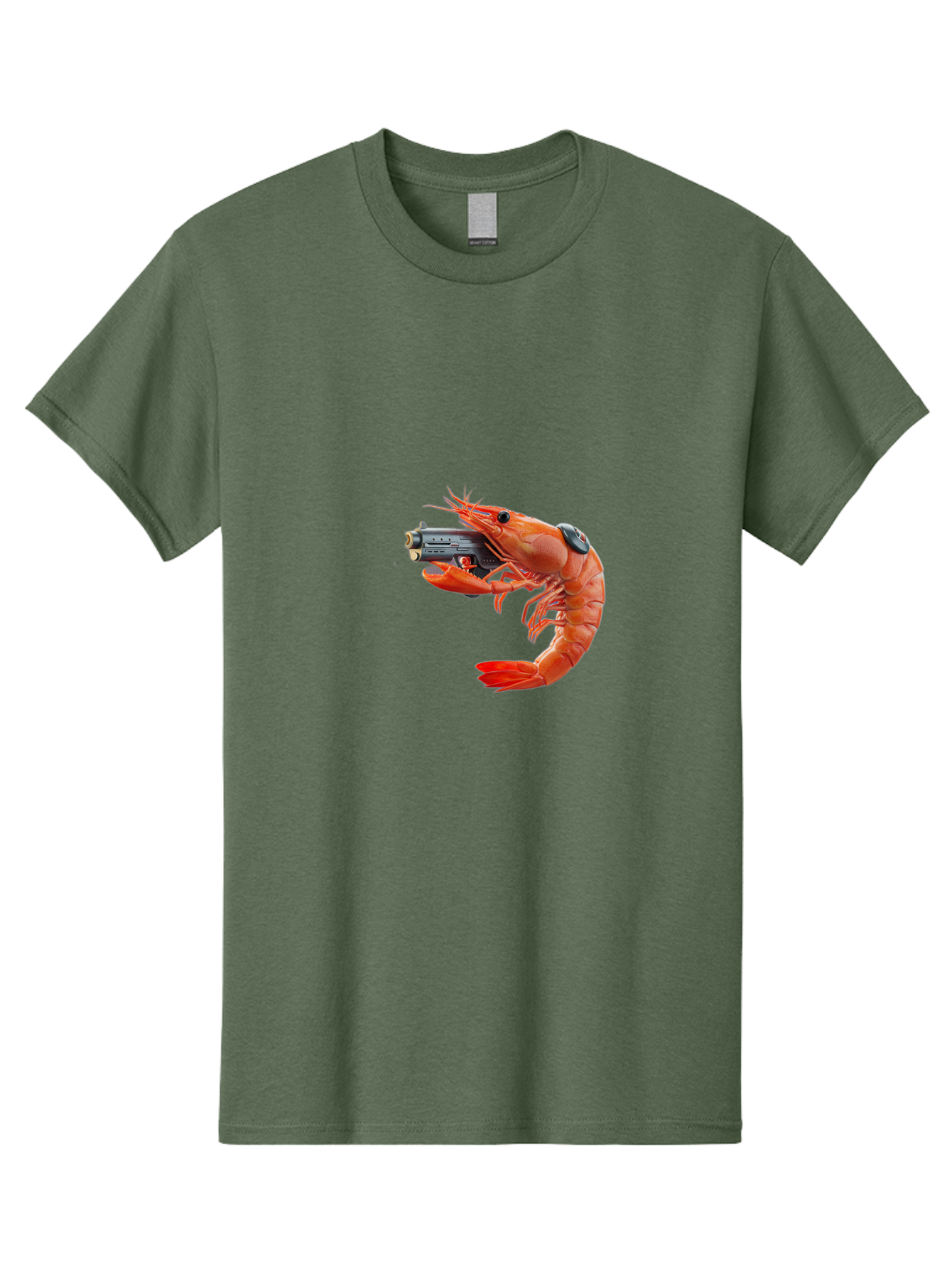 Shrimp-With-Pistol Men'S Graphic Tee, 100% Cotton, Comfortable Casual Summer Wear, Machine Washable, Vintage Camera, Old Camera, Antique Camera, Black Camera, Classic Photography, Photography Equipment, Nostalgic Device, Film Camera, Ban464 6