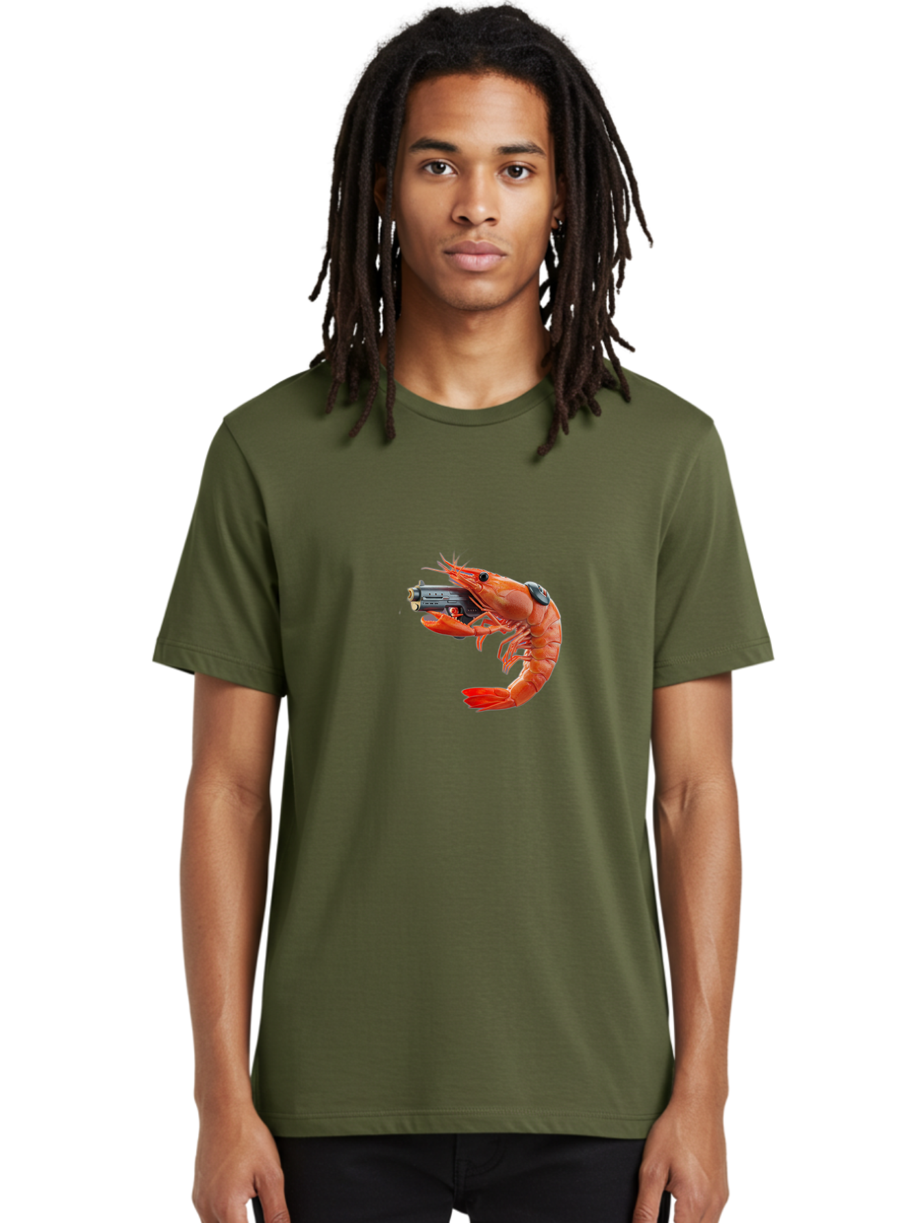 Shrimp-With-Pistol Men'S Graphic Tee, 100% Cotton, Comfortable Casual Summer Wear, Machine Washable, Vintage Camera, Old Camera, Antique Camera, Black Camera, Classic Photography, Photography Equipment, Nostalgic Device, Film Camera, Ban464 21