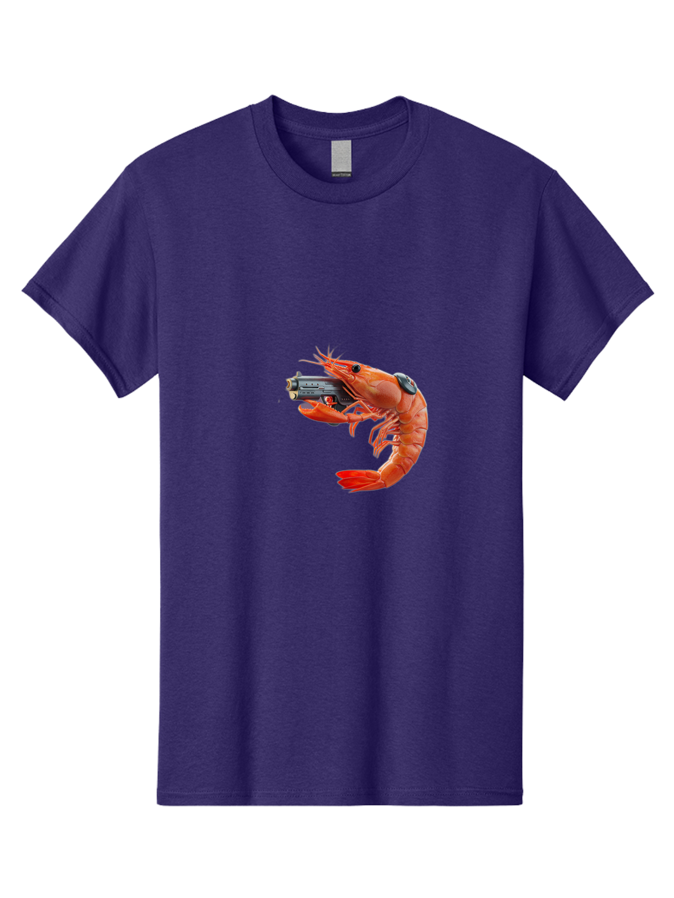 Shrimp-With-Pistol Men'S Graphic Tee, 100% Cotton, Comfortable Casual Summer Wear, Machine Washable, Vintage Camera, Old Camera, Antique Camera, Black Camera, Classic Photography, Photography Equipment, Nostalgic Device, Film Camera, Ban464 5