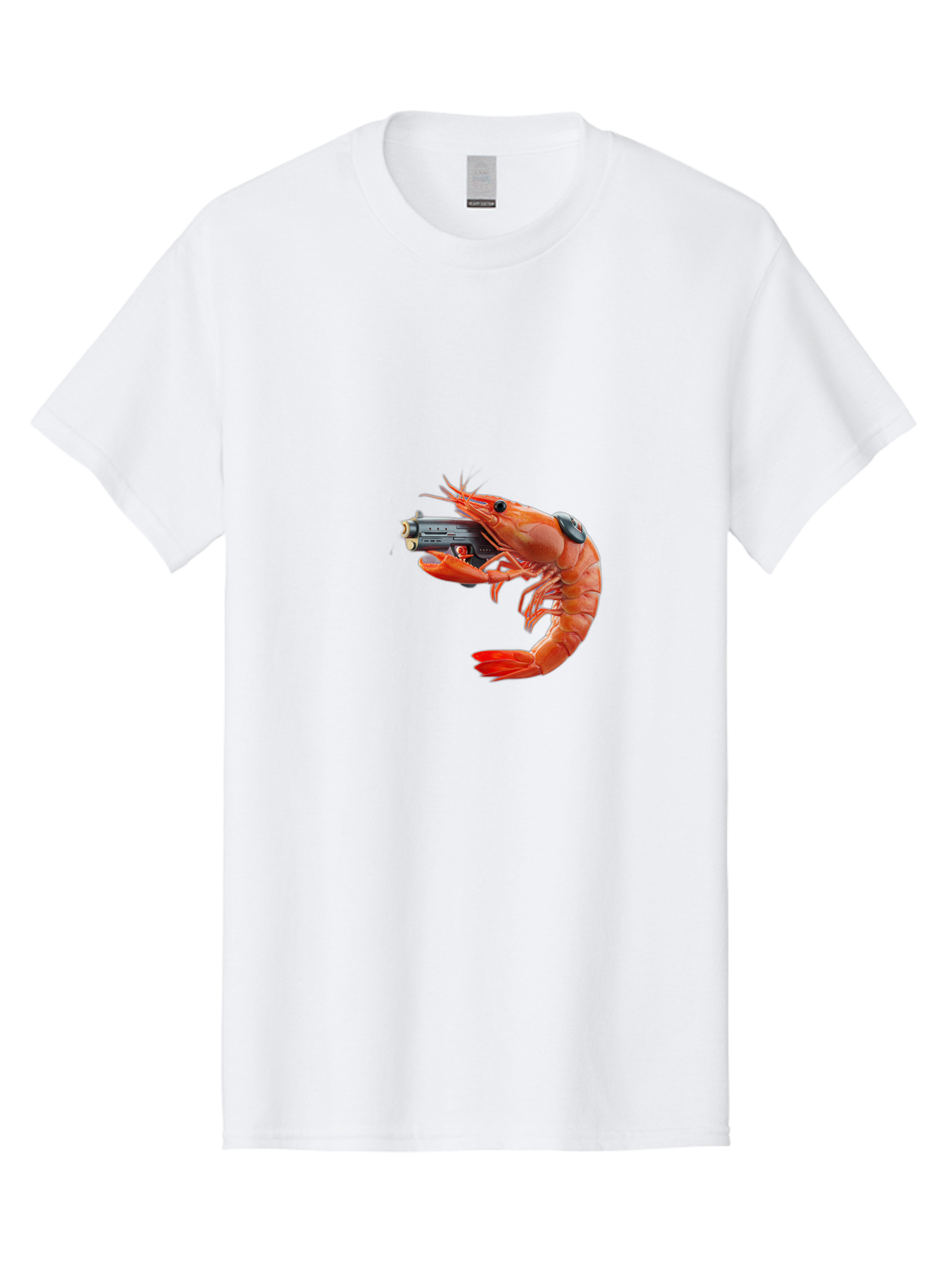 Shrimp-With-Pistol Men'S Graphic Tee, 100% Cotton, Comfortable Casual Summer Wear, Machine Washable, Vintage Camera, Old Camera, Antique Camera, Black Camera, Classic Photography, Photography Equipment, Nostalgic Device, Film Camera, Ban464 8