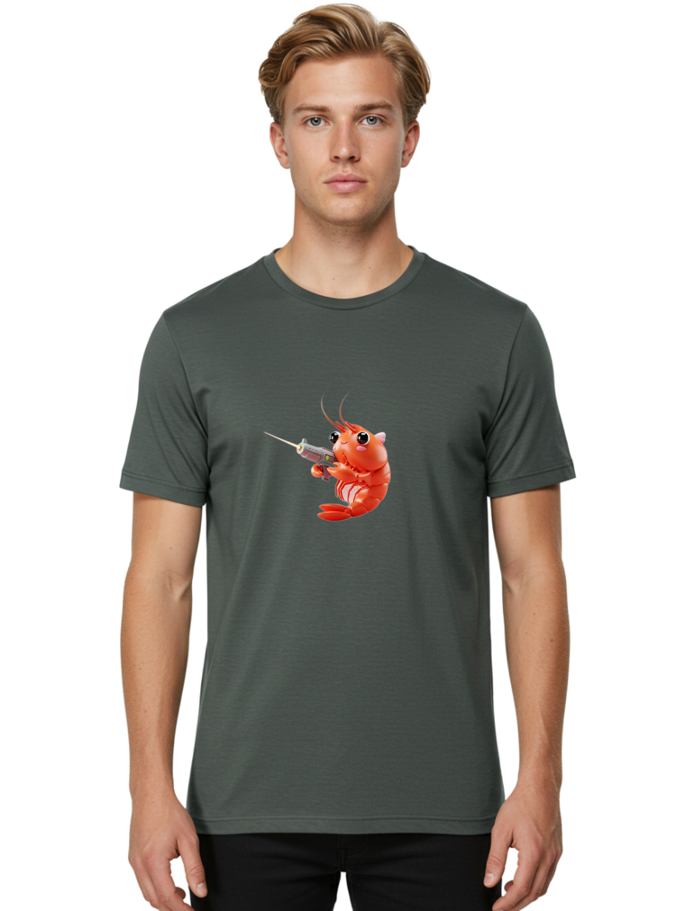 Shrimp-With-Uzi Men'S Graphic Tee, 100% Cotton, Comfortable Casual Summer Wear, Machine Washable, Vintage Camera, Old Camera, Antique Camera, Black Camera, Classic Photography, Photography Equipment, Nostalgic Device, Film Camera, Camera Art Ban465 19