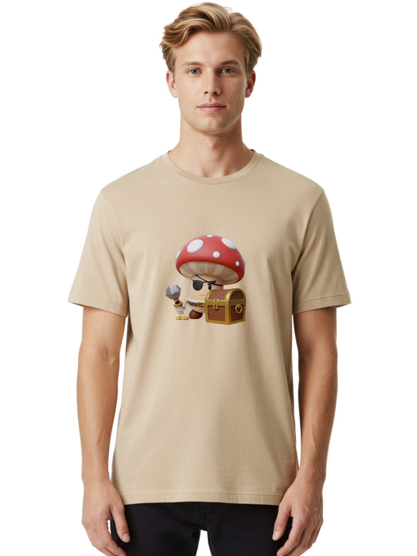 Shroom-Pirate Men'S Graphic Tee, 100% Cotton, Comfortable Casual Summer Wear, Machine Washable, Vintage Camera, Old Camera, Antique Camera, Black Camera, Classic Photography, Photography Equipment, Nostalgic Device, Film Camera, Camera Art Ban466 17
