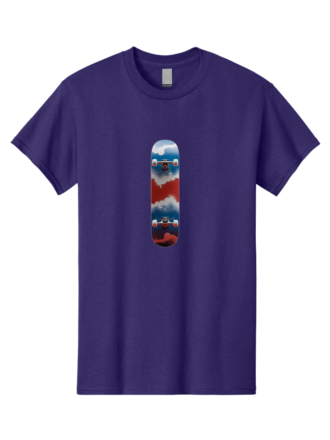 Skateboard-Flying-With-Clouds Men'S Graphic Tee, 100% Cotton, Comfortable Casual Summer Wear, Machine Washable, Vintage Camera, Old Camera, Antique Camera, Black Camera, Classic Photography, Photography Equipment, Nostalgic Device, Ban473 8