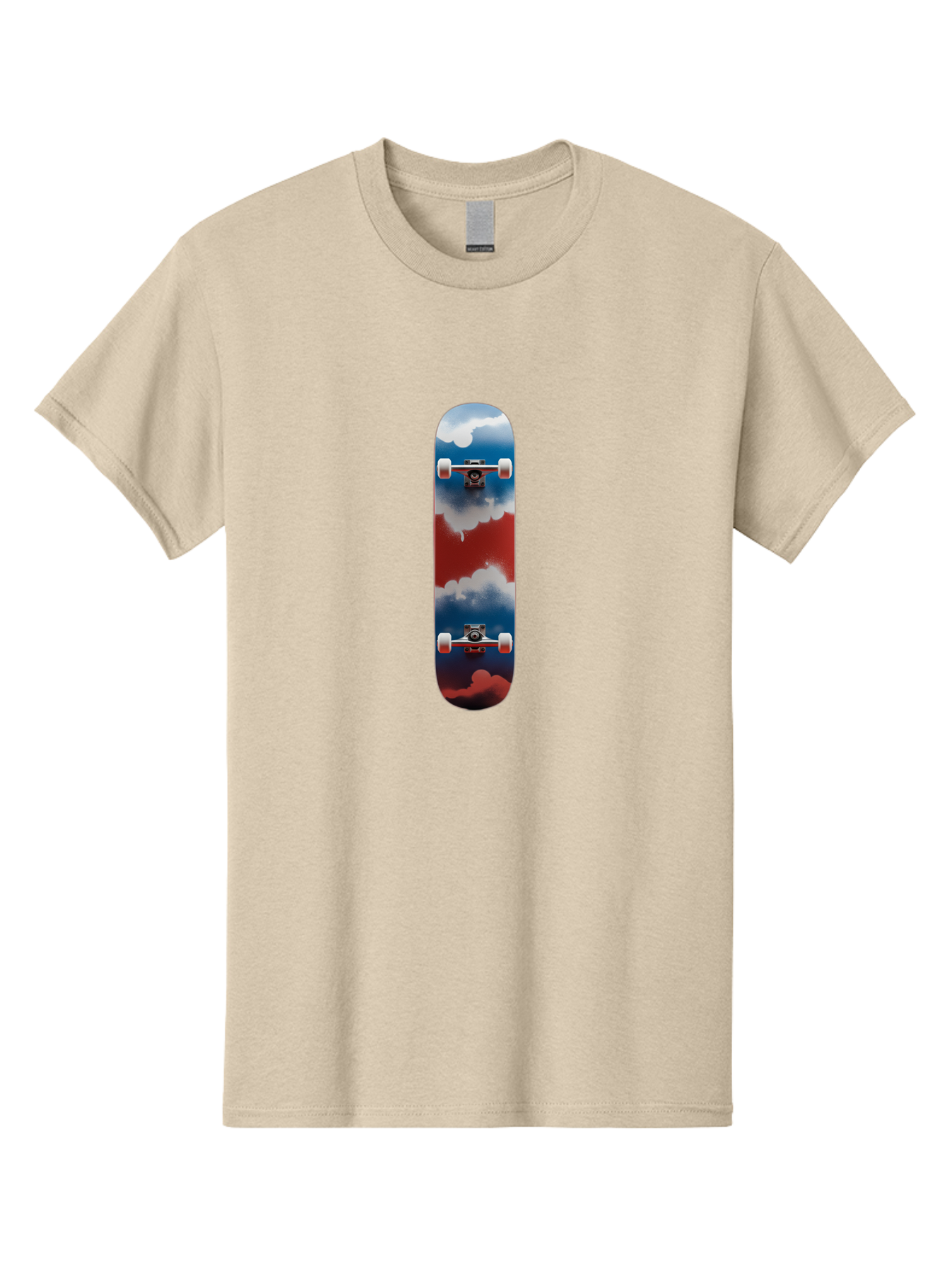 Skateboard-Flying-With-Clouds Men'S Graphic Tee, 100% Cotton, Comfortable Casual Summer Wear, Machine Washable, Vintage Camera, Old Camera, Antique Camera, Black Camera, Classic Photography, Photography Equipment, Nostalgic Device, Ban473 3