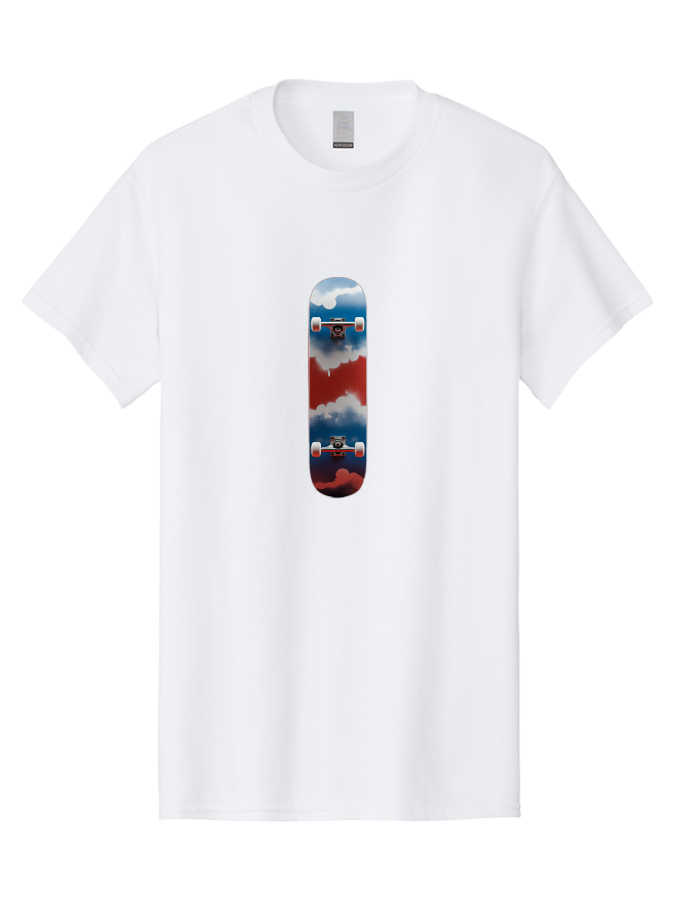 Skateboard-Flying-With-Clouds Men'S Graphic Tee, 100% Cotton, Comfortable Casual Summer Wear, Machine Washable, Vintage Camera, Old Camera, Antique Camera, Black Camera, Classic Photography, Photography Equipment, Nostalgic Device, Ban473 10