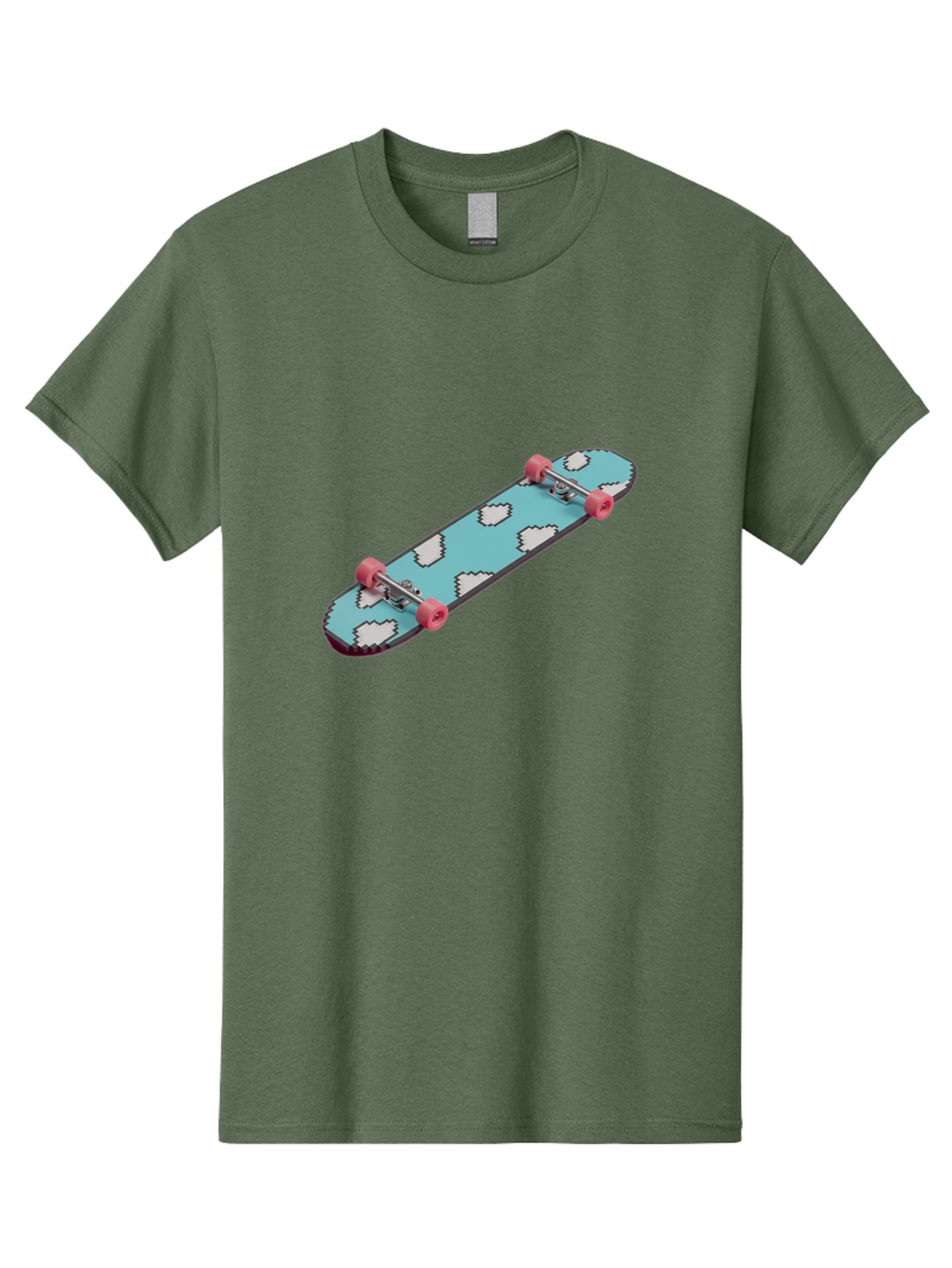 Skateboard-With-Clouds Men'S Graphic Tee, 100% Cotton, Comfortable Casual Summer Wear, Machine Washable, Vintage Camera, Old Camera, Antique Camera, Black Camera, Classic Photography, Photography Equipment, Nostalgic Device, Film Camera, Ban474 12