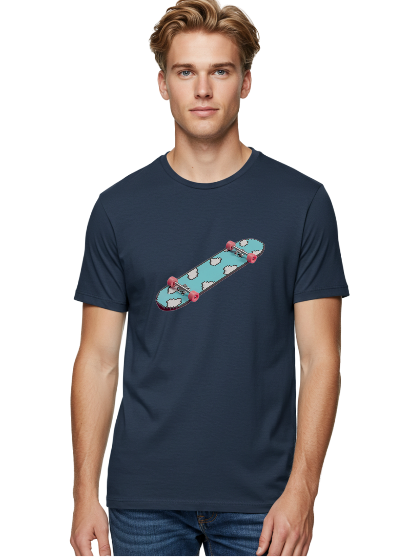 Skateboard-With-Clouds Men'S Graphic Tee, 100% Cotton, Comfortable Casual Summer Wear, Machine Washable, Vintage Camera, Old Camera, Antique Camera, Black Camera, Classic Photography, Photography Equipment, Nostalgic Device, Film Camera, Ban474 24