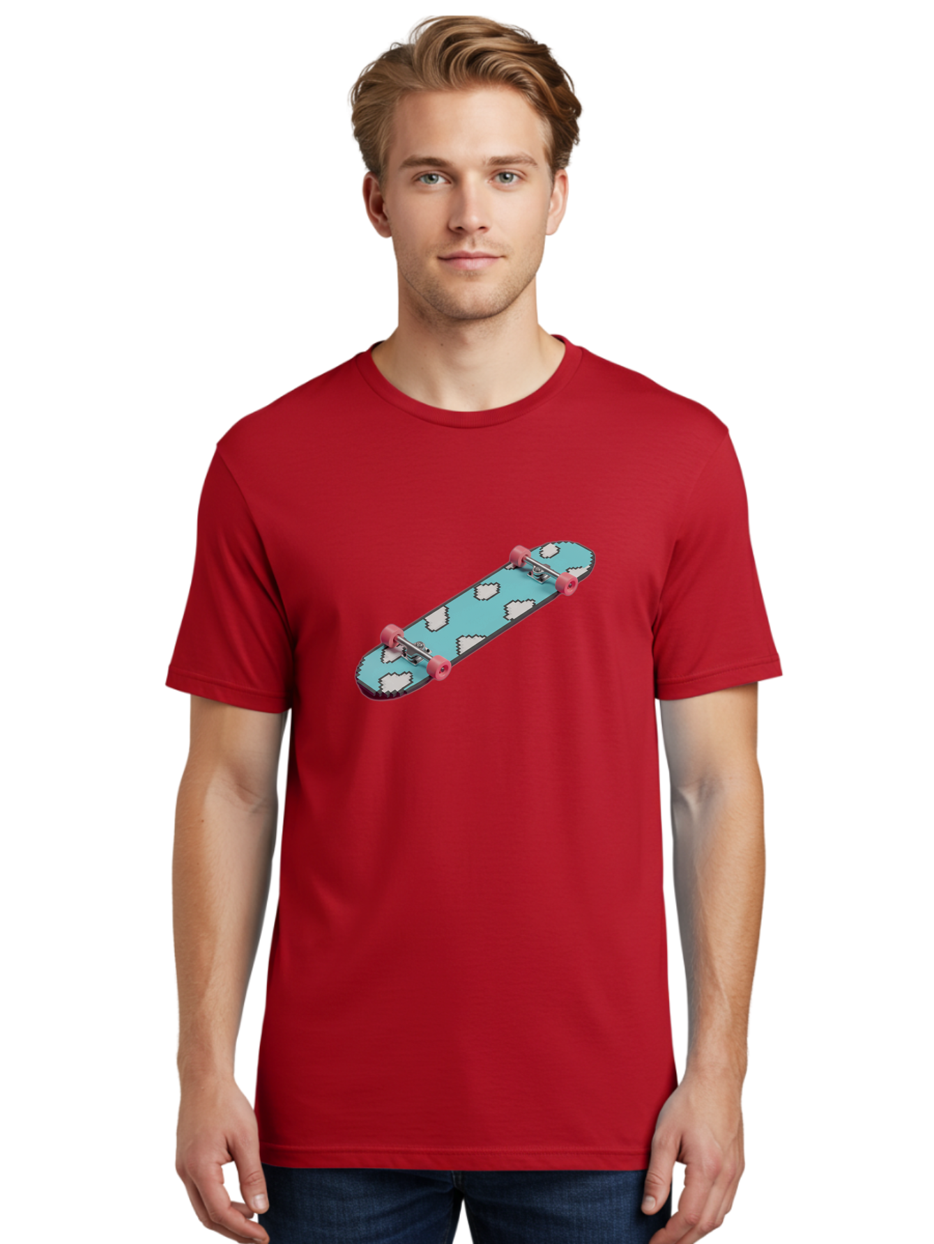 Skateboard-With-Clouds Men'S Graphic Tee, 100% Cotton, Comfortable Casual Summer Wear, Machine Washable, Vintage Camera, Old Camera, Antique Camera, Black Camera, Classic Photography, Photography Equipment, Nostalgic Device, Film Camera, Ban474 22