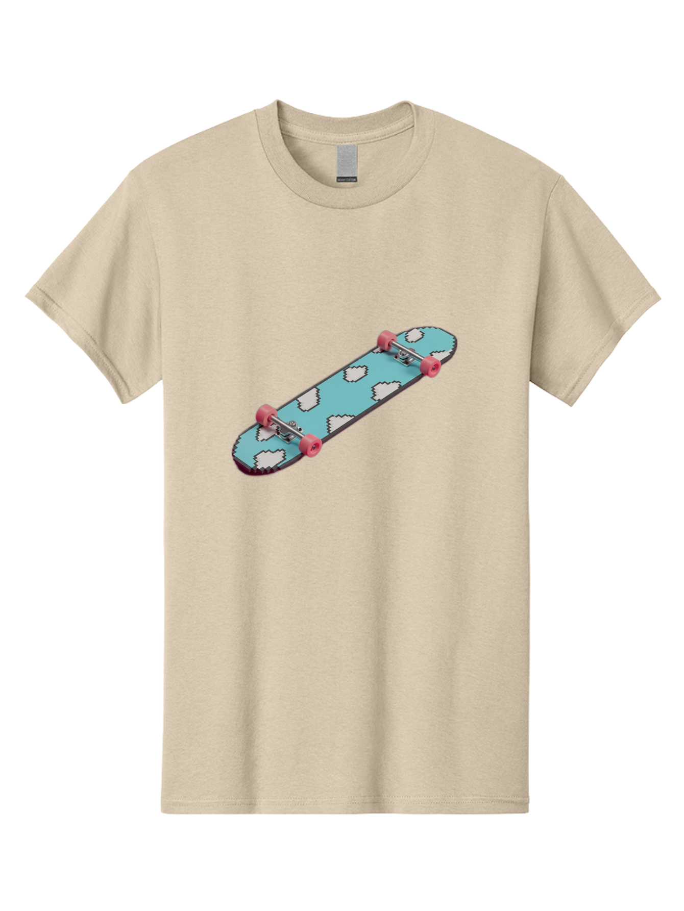 Skateboard-With-Clouds Men'S Graphic Tee, 100% Cotton, Comfortable Casual Summer Wear, Machine Washable, Vintage Camera, Old Camera, Antique Camera, Black Camera, Classic Photography, Photography Equipment, Nostalgic Device, Film Camera, Ban474 8