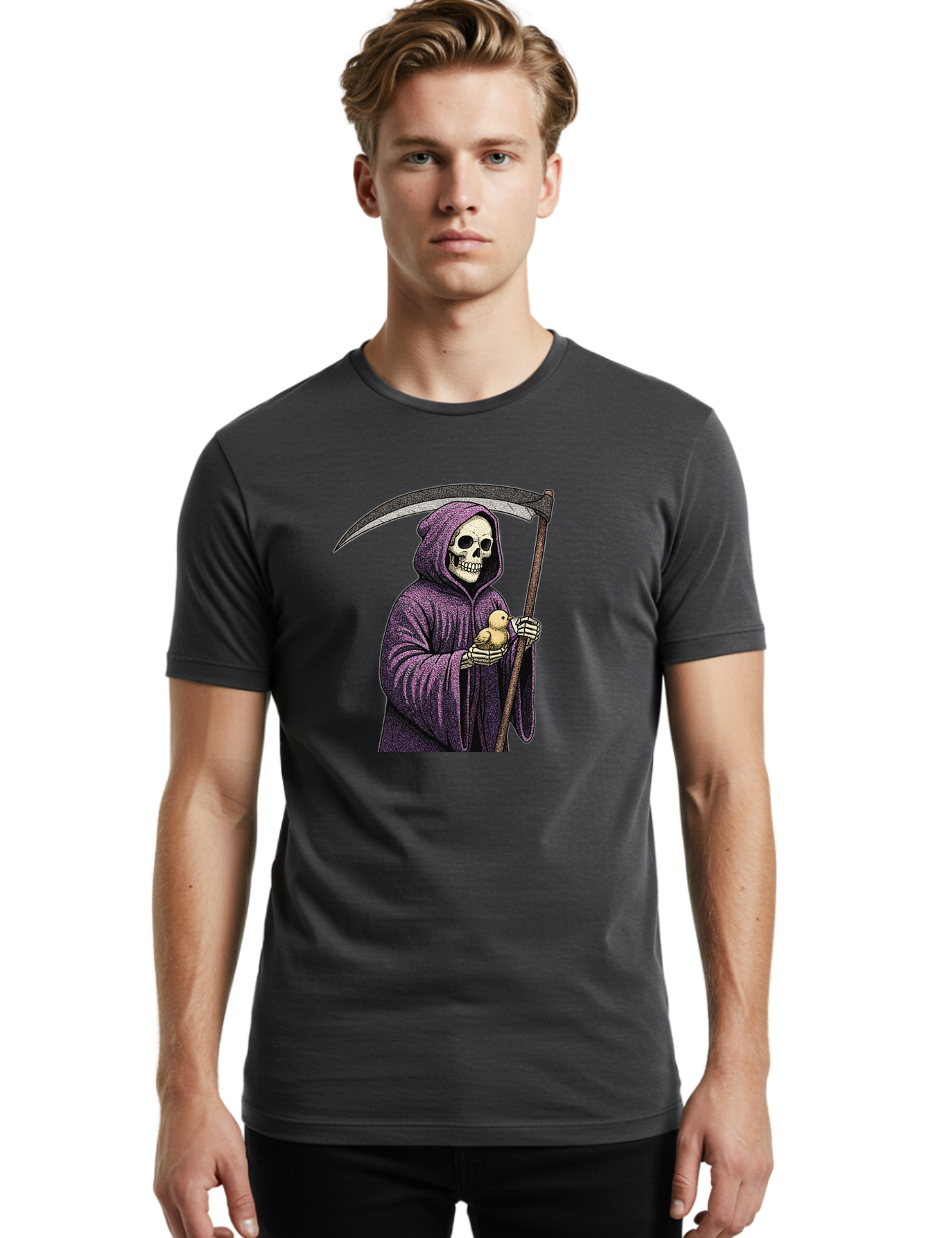 Skeletal-Reaper Men'S Graphic Tee, 100% Cotton, Comfortable Casual Summer Wear, Machine Washable, Vintage Camera, Old Camera, Antique Camera, Black Camera, Classic Photography, Photography Equipment, Nostalgic Device, Film Camera, Camera Art Ban475 18
