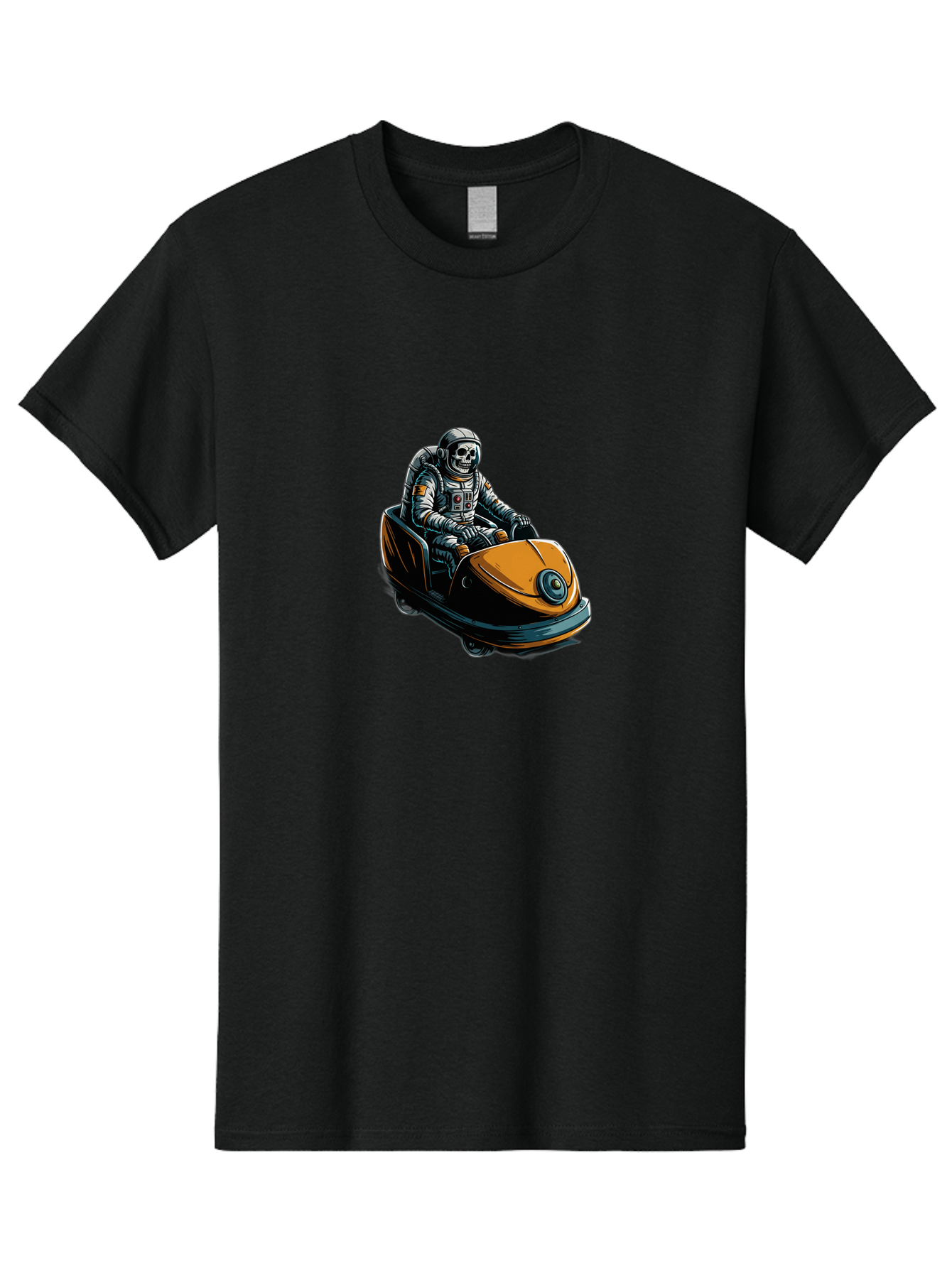 Skeleton-Astronaut-On-Go-Kart Men'S Graphic Tee, 100% Cotton, Comfortable Casual Summer Wear, Machine Washable, Vintage Camera, Old Camera, Antique Camera, Black Camera, Classic Photography, Photography Equipment, Nostalgic Device, Ban477 11