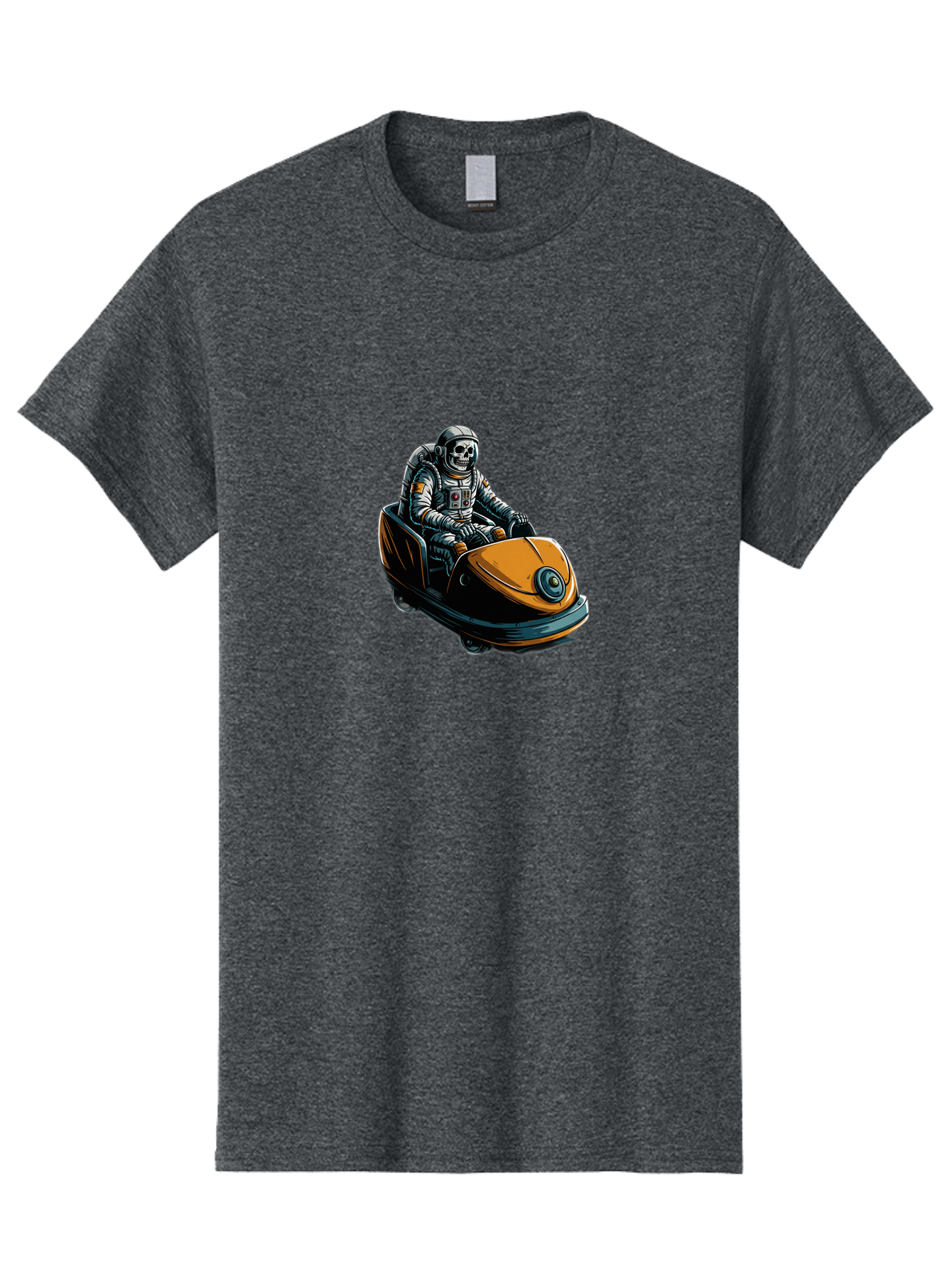 Skeleton-Astronaut-On-Go-Kart Men'S Graphic Tee, 100% Cotton, Comfortable Casual Summer Wear, Machine Washable, Vintage Camera, Old Camera, Antique Camera, Black Camera, Classic Photography, Photography Equipment, Nostalgic Device, Ban477 15
