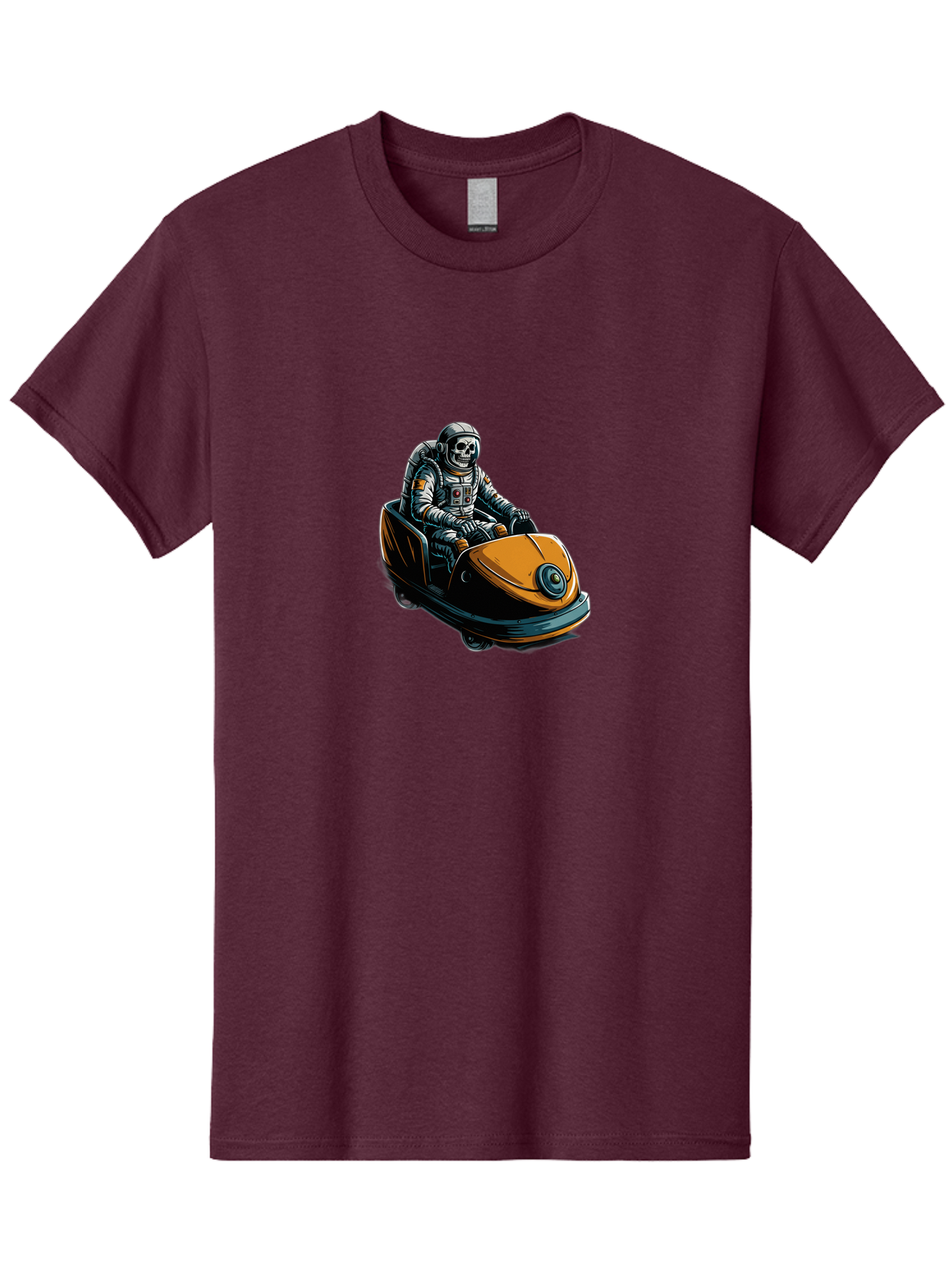 Skeleton-Astronaut-On-Go-Kart Men'S Graphic Tee, 100% Cotton, Comfortable Casual Summer Wear, Machine Washable, Vintage Camera, Old Camera, Antique Camera, Black Camera, Classic Photography, Photography Equipment, Nostalgic Device, Ban477 8