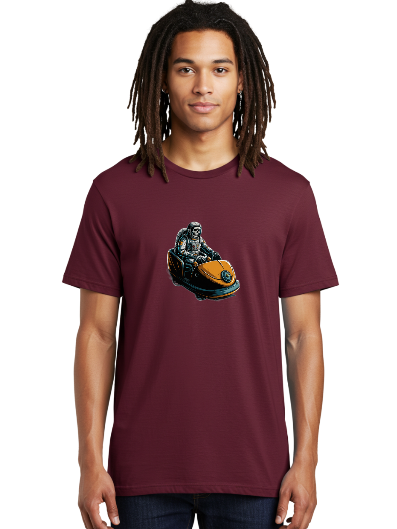 Skeleton-Astronaut-On-Go-Kart Men'S Graphic Tee, 100% Cotton, Comfortable Casual Summer Wear, Machine Washable, Vintage Camera, Old Camera, Antique Camera, Black Camera, Classic Photography, Photography Equipment, Nostalgic Device, Ban477 23