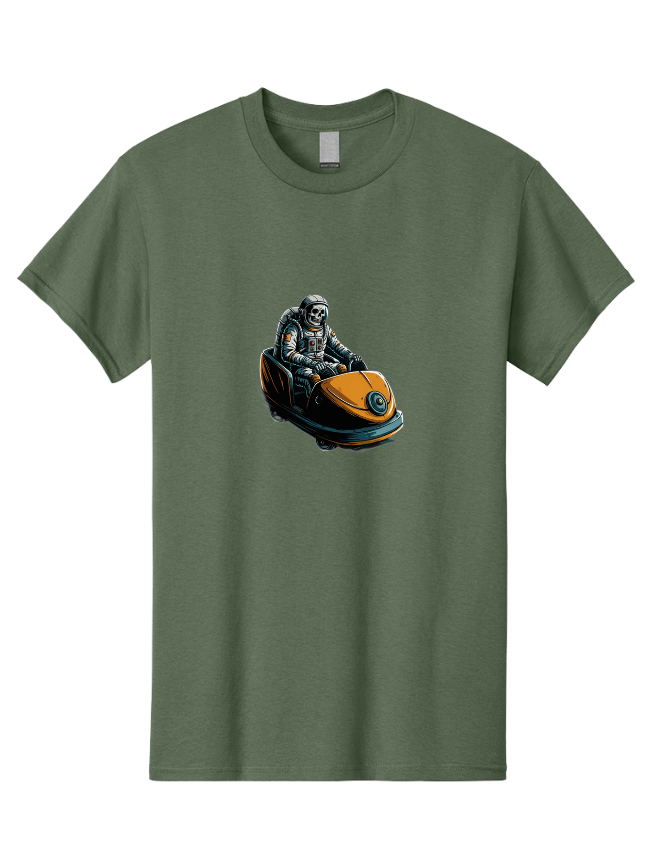 Skeleton-Astronaut-On-Go-Kart Men'S Graphic Tee, 100% Cotton, Comfortable Casual Summer Wear, Machine Washable, Vintage Camera, Old Camera, Antique Camera, Black Camera, Classic Photography, Photography Equipment, Nostalgic Device, Ban477 4