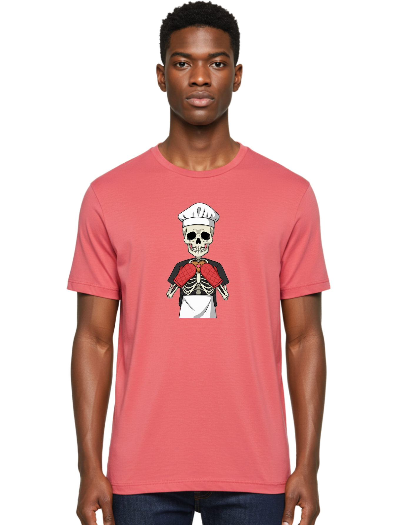 Skeleton-Chef-1 Men'S Graphic Tee, 100% Cotton, Comfortable Casual Summer Wear, Machine Washable, Vintage Camera, Old Camera, Antique Camera, Black Camera, Classic Photography, Photography Equipment, Nostalgic Device, Film Camera, Camera Art Ban478 16