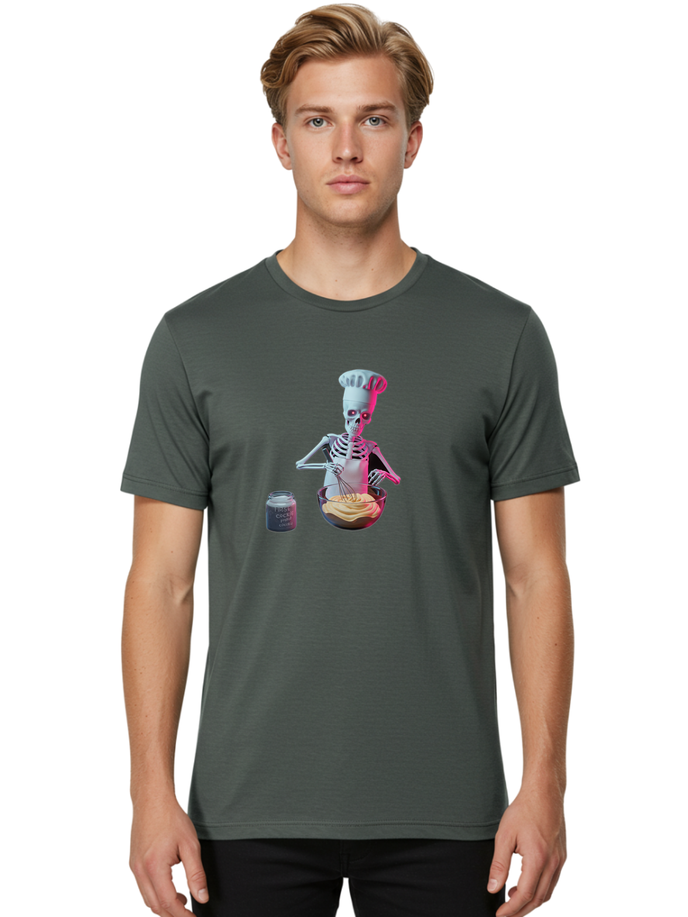 Skeleton-Chef Men'S Graphic Tee, 100% Cotton, Comfortable Casual Summer Wear, Machine Washable, Vintage Camera, Old Camera, Antique Camera, Black Camera, Classic Photography, Photography Equipment, Nostalgic Device, Film Camera, Camera Art Ban479 17