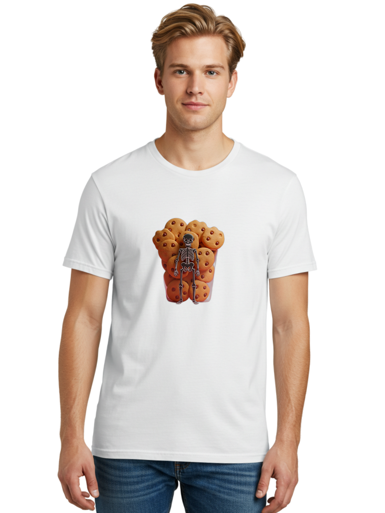 Skeleton-In-Cookies-Jar Men'S Graphic Tee, 100% Cotton, Comfortable Casual Summer Wear, Machine Washable, Vintage Camera, Old Camera, Antique Camera, Black Camera, Classic Photography, Photography Equipment, Nostalgic Device, Film Camera, Ban480 23