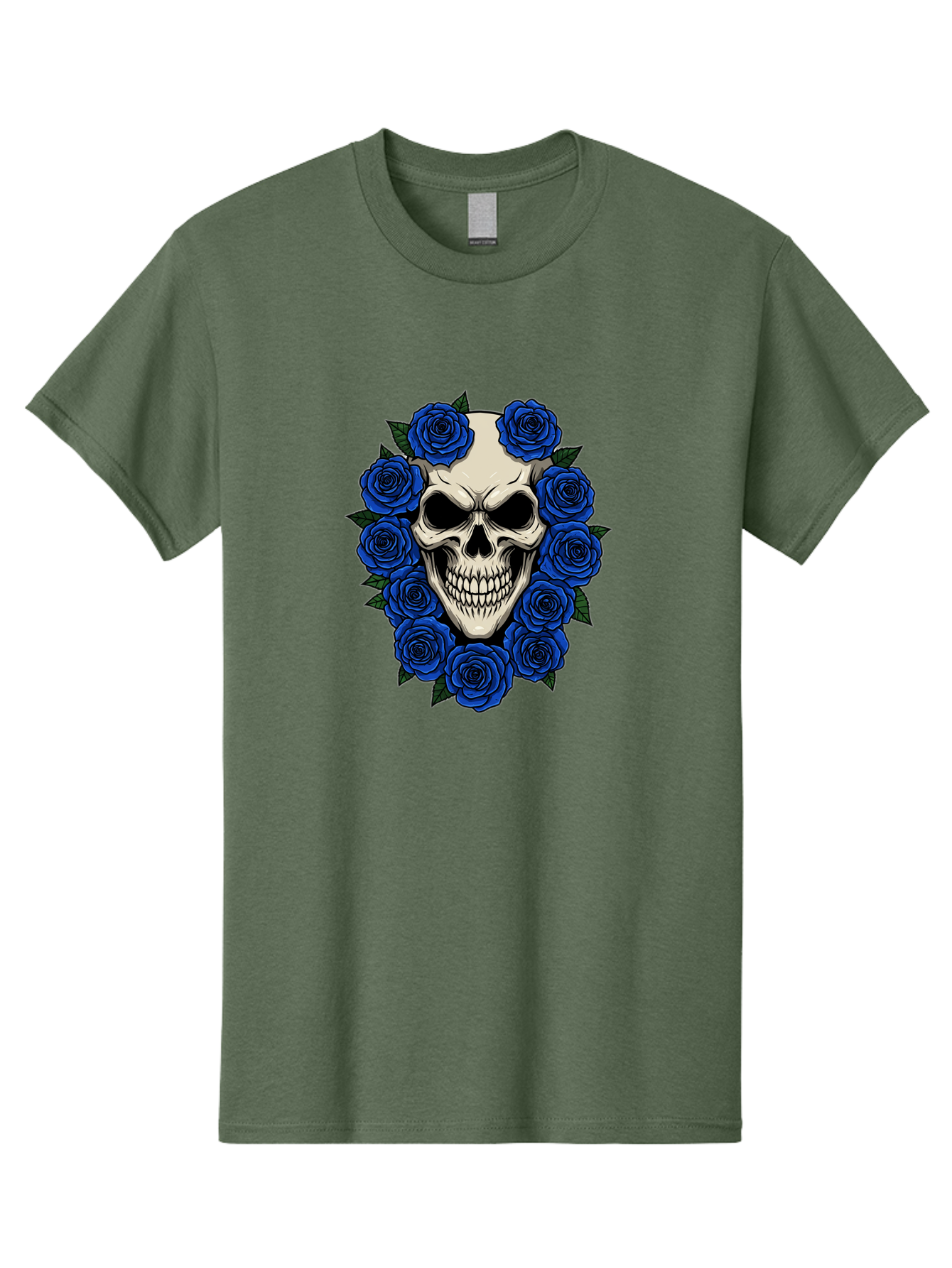 Skull-With-Blue-Roses Men'S Graphic Tee, 100% Cotton, Comfortable Casual Summer Wear, Machine Washable, Vintage Camera, Old Camera, Antique Camera, Black Camera, Classic Photography, Photography Equipment, Nostalgic Device, Film Camera, Ban485 11