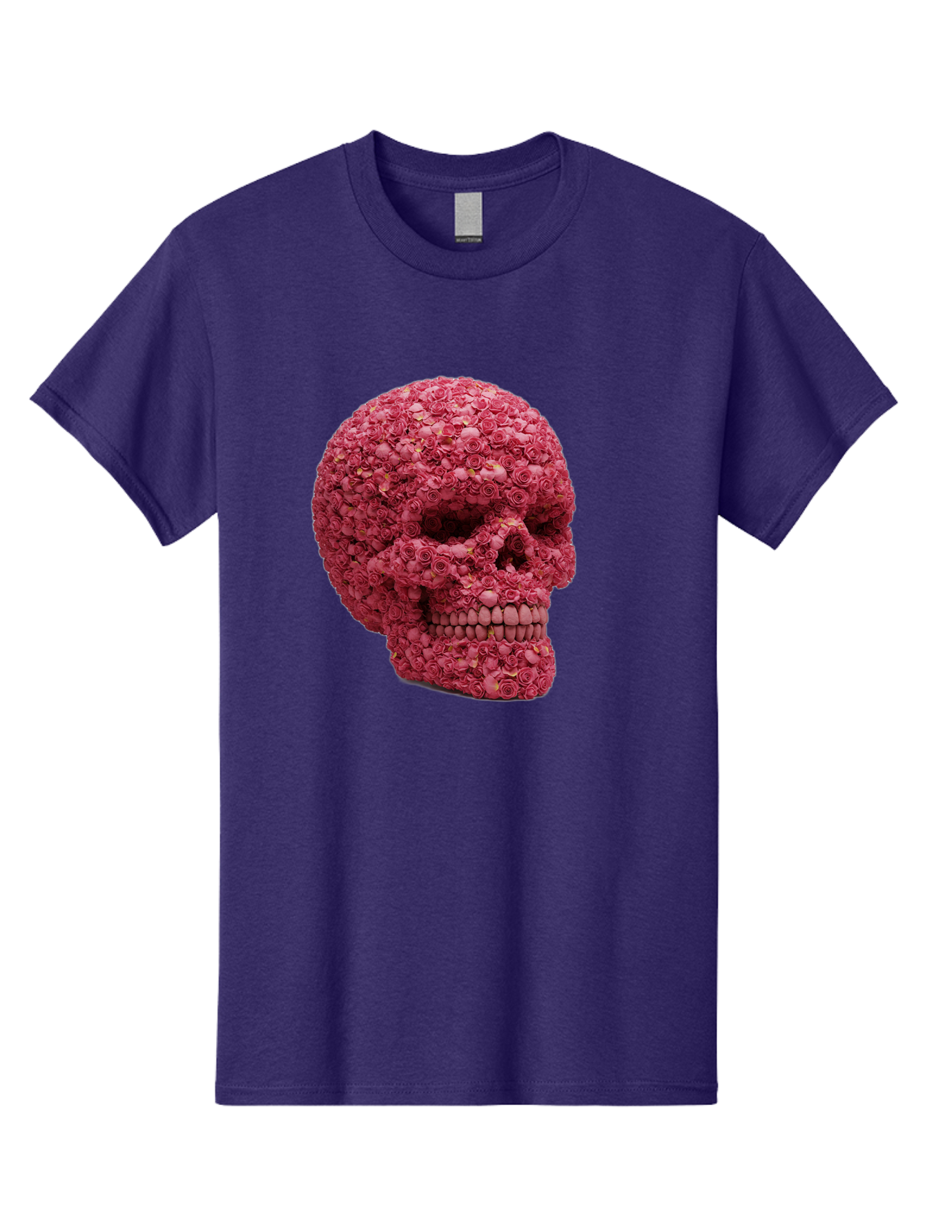 Skull-With-Pink-Roses-2 Men'S Graphic Tee, 100% Cotton, Comfortable Casual Summer Wear, Machine Washable, Vintage Camera, Old Camera, Antique Camera, Black Camera, Classic Photography, Photography Equipment, Nostalgic Device, Film Camera, Ban486 11