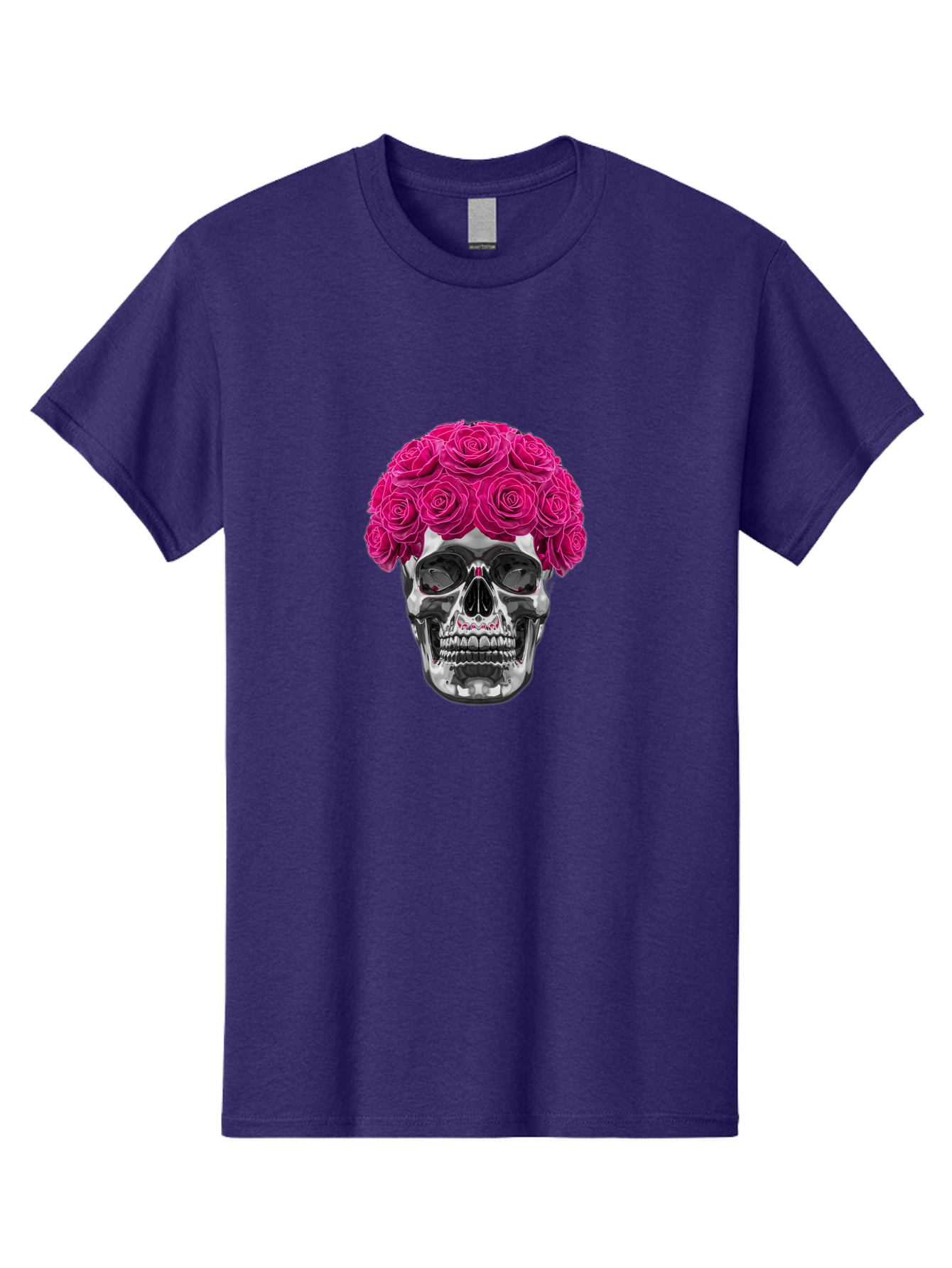Skull-With-Pink-Roses Men'S Graphic Tee, 100% Cotton, Comfortable Casual Summer Wear, Machine Washable, Vintage Camera, Old Camera, Antique Camera, Black Camera, Classic Photography, Photography Equipment, Nostalgic Device, Film Camera, Ban487 12