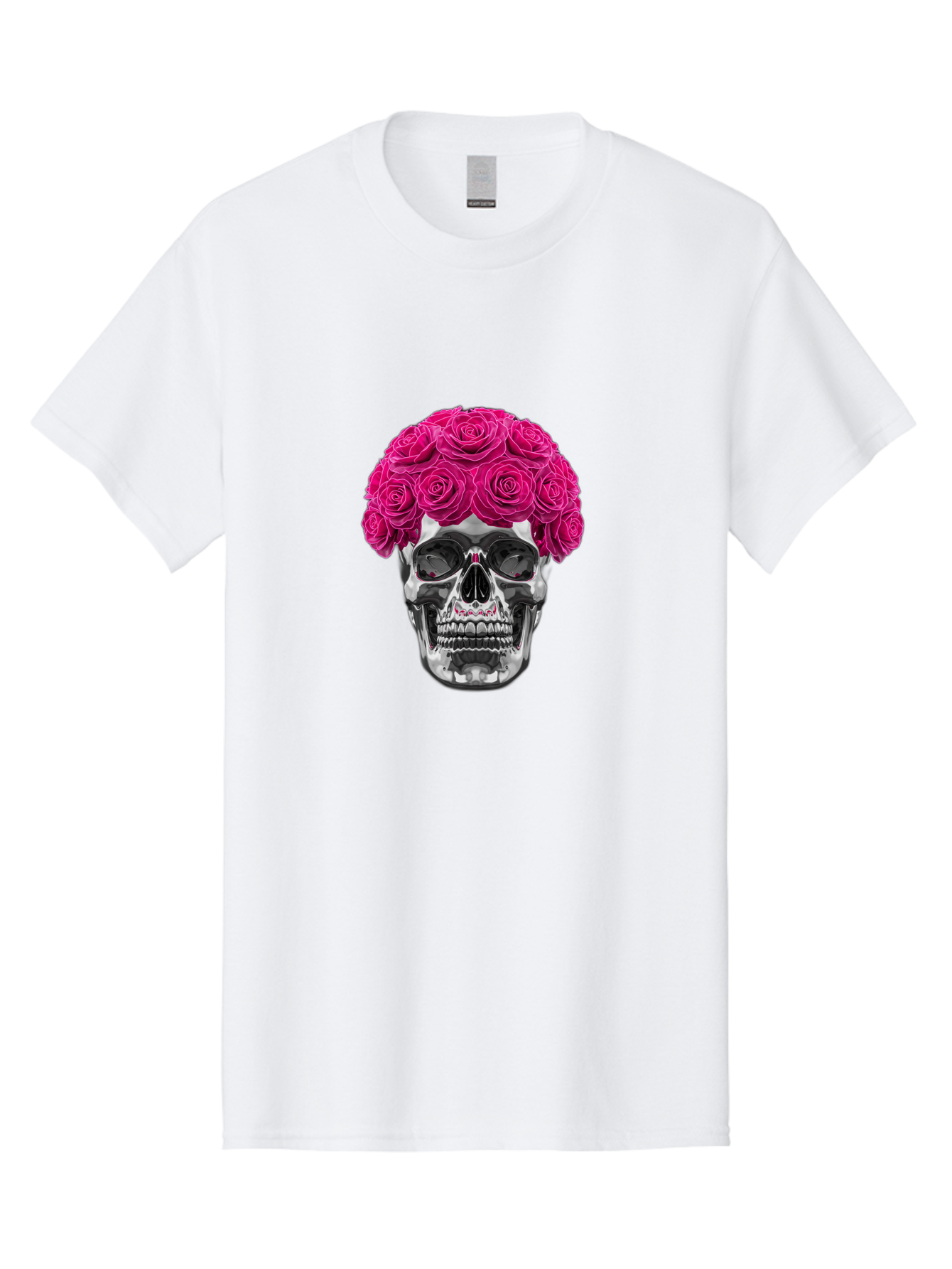 Skull-With-Pink-Roses Men'S Graphic Tee, 100% Cotton, Comfortable Casual Summer Wear, Machine Washable, Vintage Camera, Old Camera, Antique Camera, Black Camera, Classic Photography, Photography Equipment, Nostalgic Device, Film Camera, Ban487 15