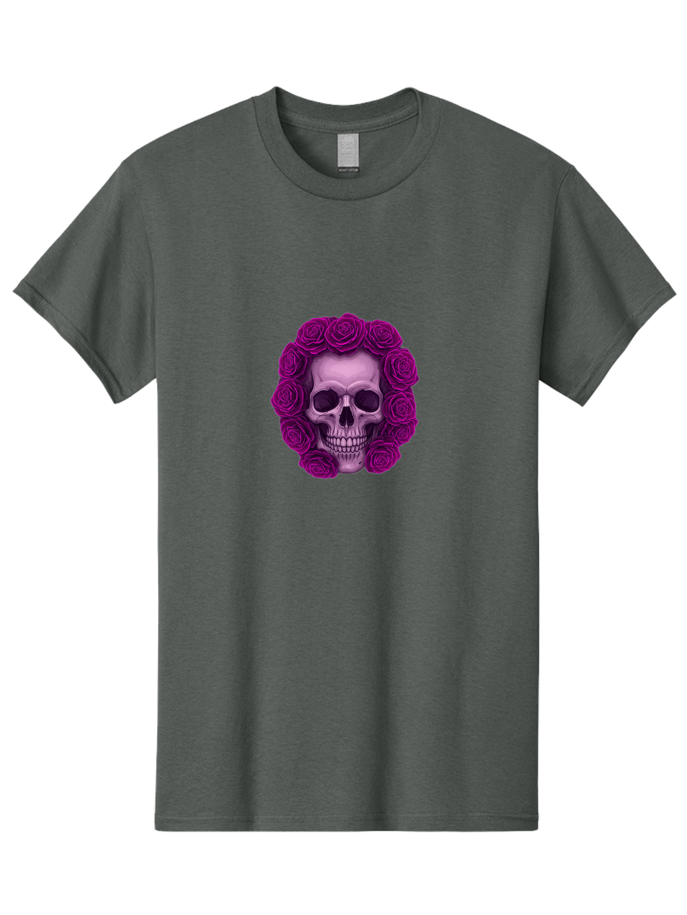 Skull-With-Roses-2 Men'S Graphic Tee, 100% Cotton, Comfortable Casual Summer Wear, Machine Washable, Vintage Camera, Old Camera, Antique Camera, Black Camera, Classic Photography, Photography Equipment, Nostalgic Device, Film Camera, Ban491 4