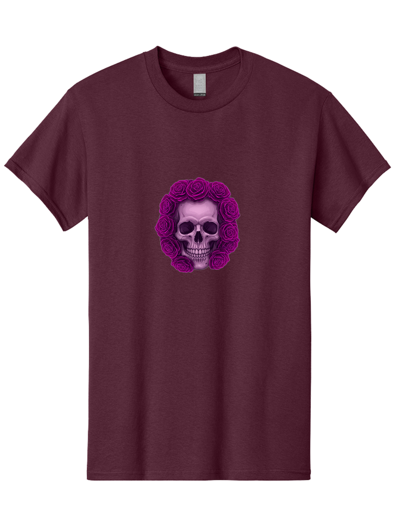 Skull-With-Roses-2 Men'S Graphic Tee, 100% Cotton, Comfortable Casual Summer Wear, Machine Washable, Vintage Camera, Old Camera, Antique Camera, Black Camera, Classic Photography, Photography Equipment, Nostalgic Device, Film Camera, Ban491 8