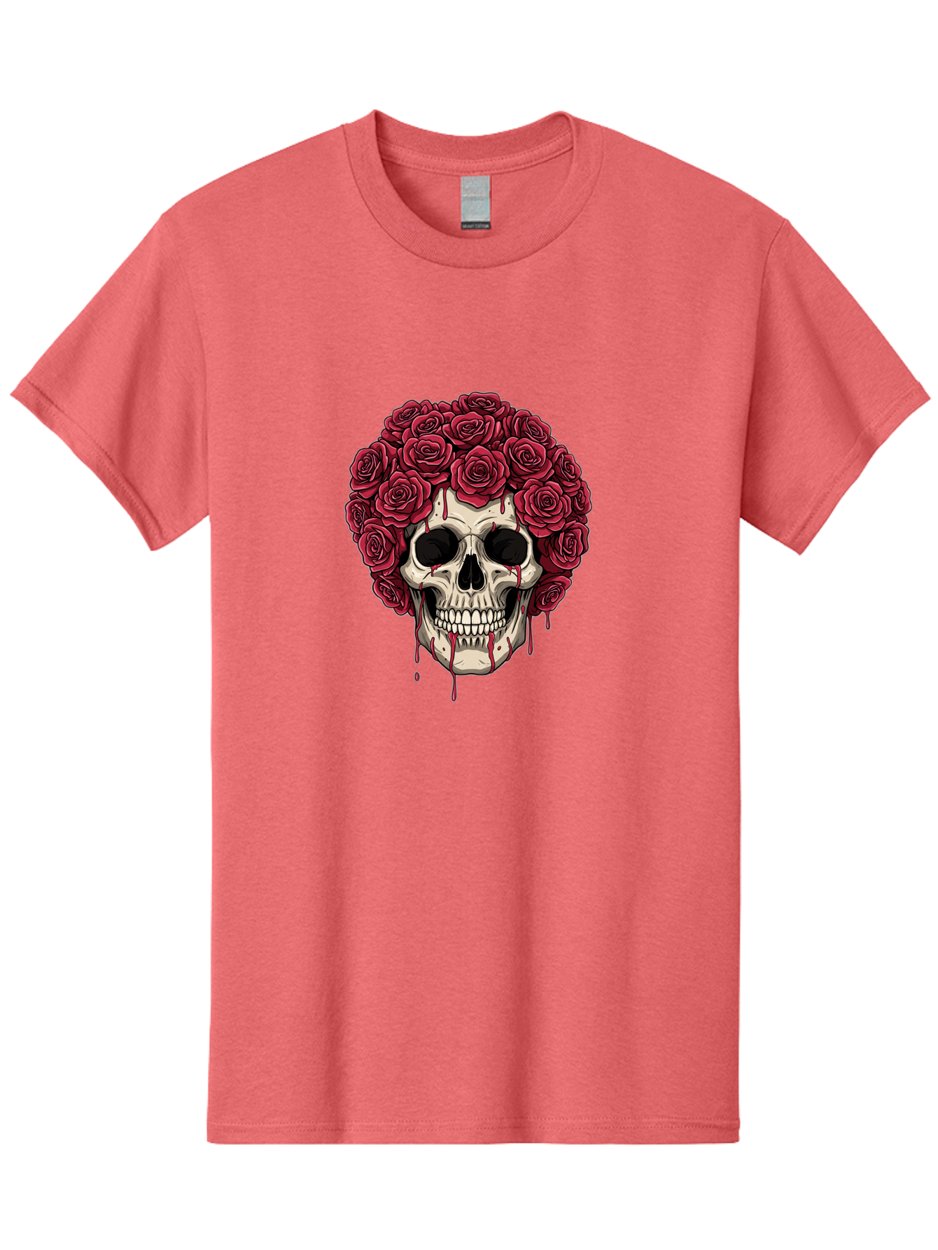 Skull-With-Roses-3 Men'S Graphic Tee, 100% Cotton, Comfortable Casual Summer Wear, Machine Washable, Vintage Camera, Old Camera, Antique Camera, Black Camera, Classic Photography, Photography Equipment, Nostalgic Device, Film Camera, Ban492 14