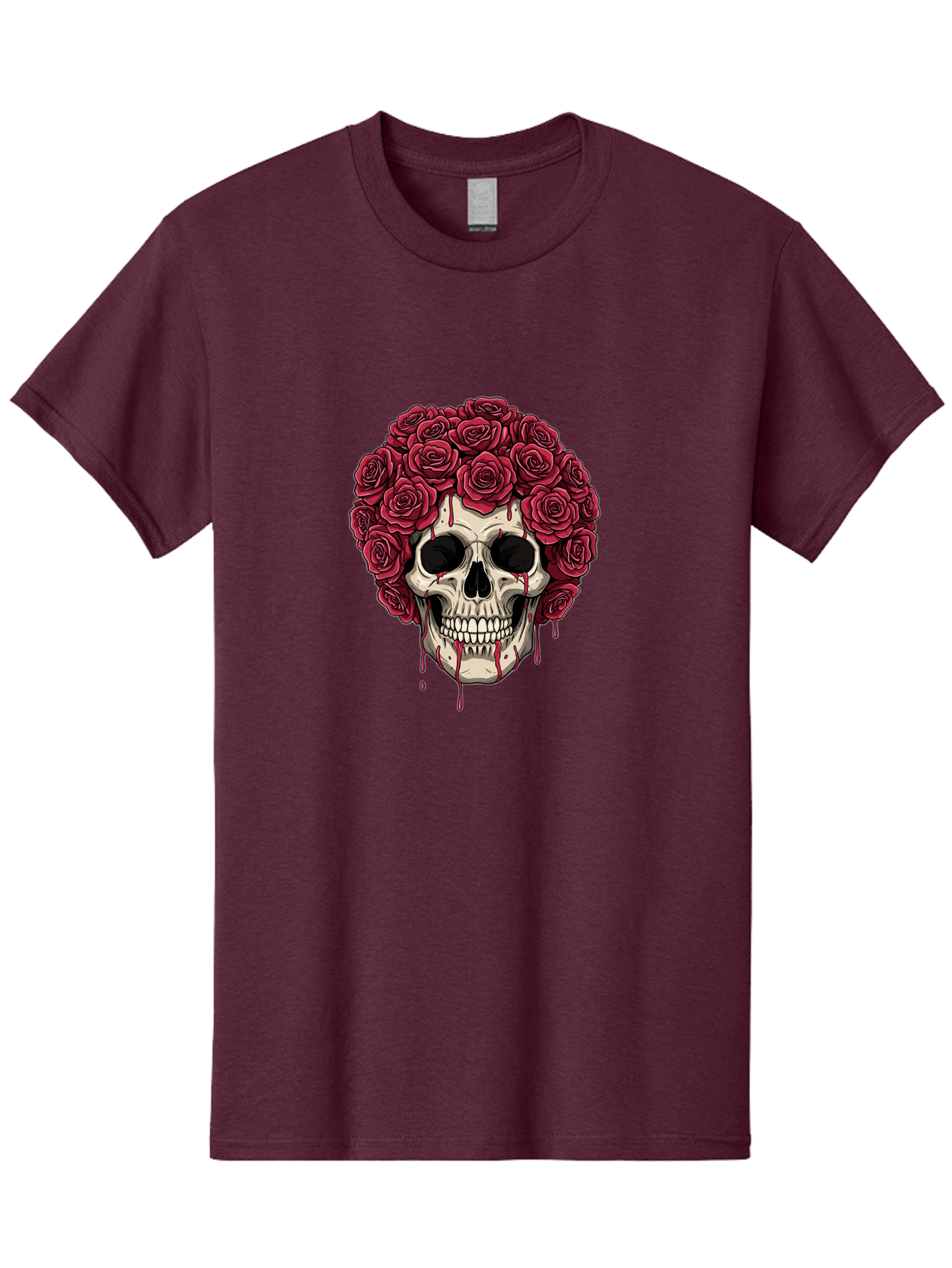 Skull-With-Roses-3 Men'S Graphic Tee, 100% Cotton, Comfortable Casual Summer Wear, Machine Washable, Vintage Camera, Old Camera, Antique Camera, Black Camera, Classic Photography, Photography Equipment, Nostalgic Device, Film Camera, Ban492 13