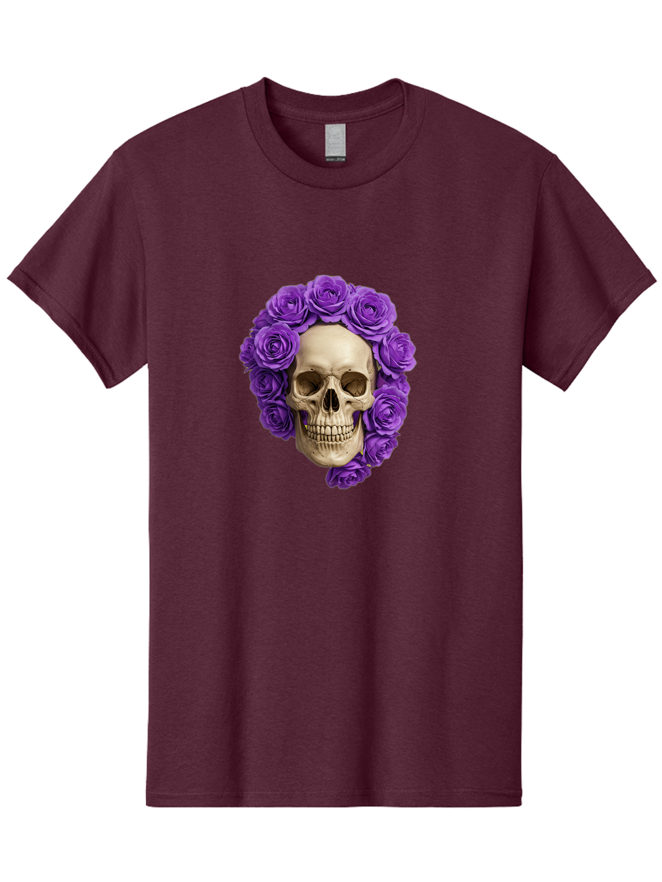 Skull-With-Roses Men'S Graphic Tee, 100% Cotton, Comfortable Casual Summer Wear, Machine Washable, Vintage Camera, Old Camera, Antique Camera, Black Camera, Classic Photography, Photography Equipment, Nostalgic Device, Film Camera, Camera Art Ban496 4